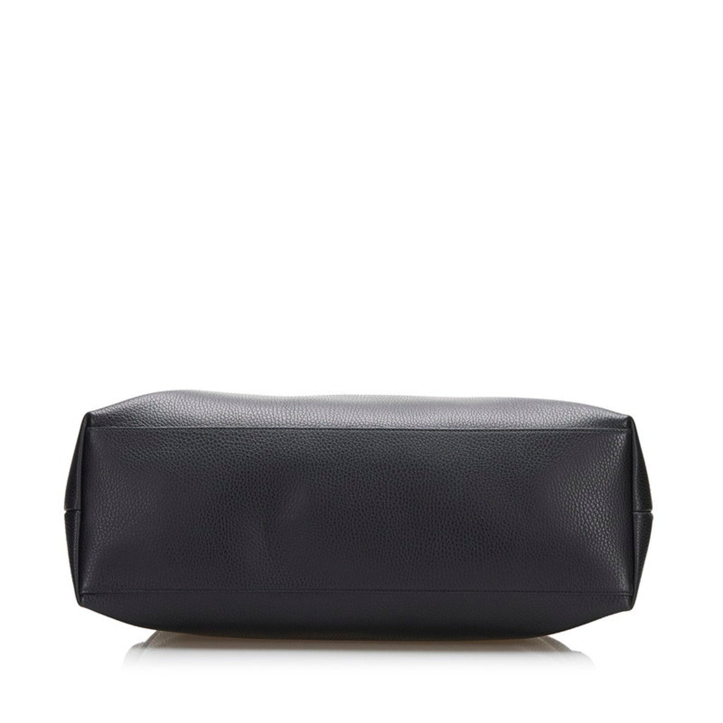 Gucci Bamboo Black Leather Tote Style 5