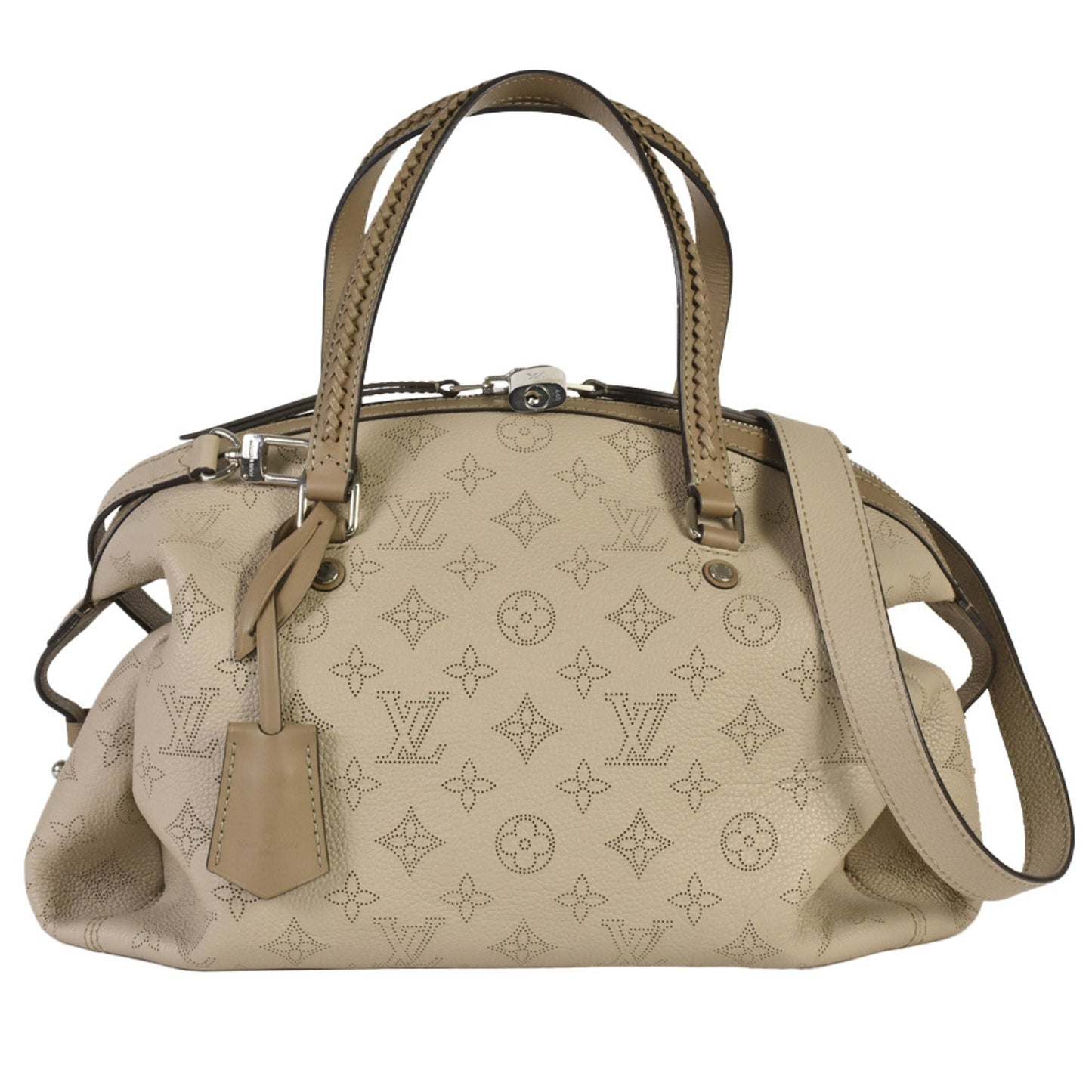 LOUIS VUITTON Asteria Monogram Mahina Galle Leather Handbag Shoulder Bag M54672