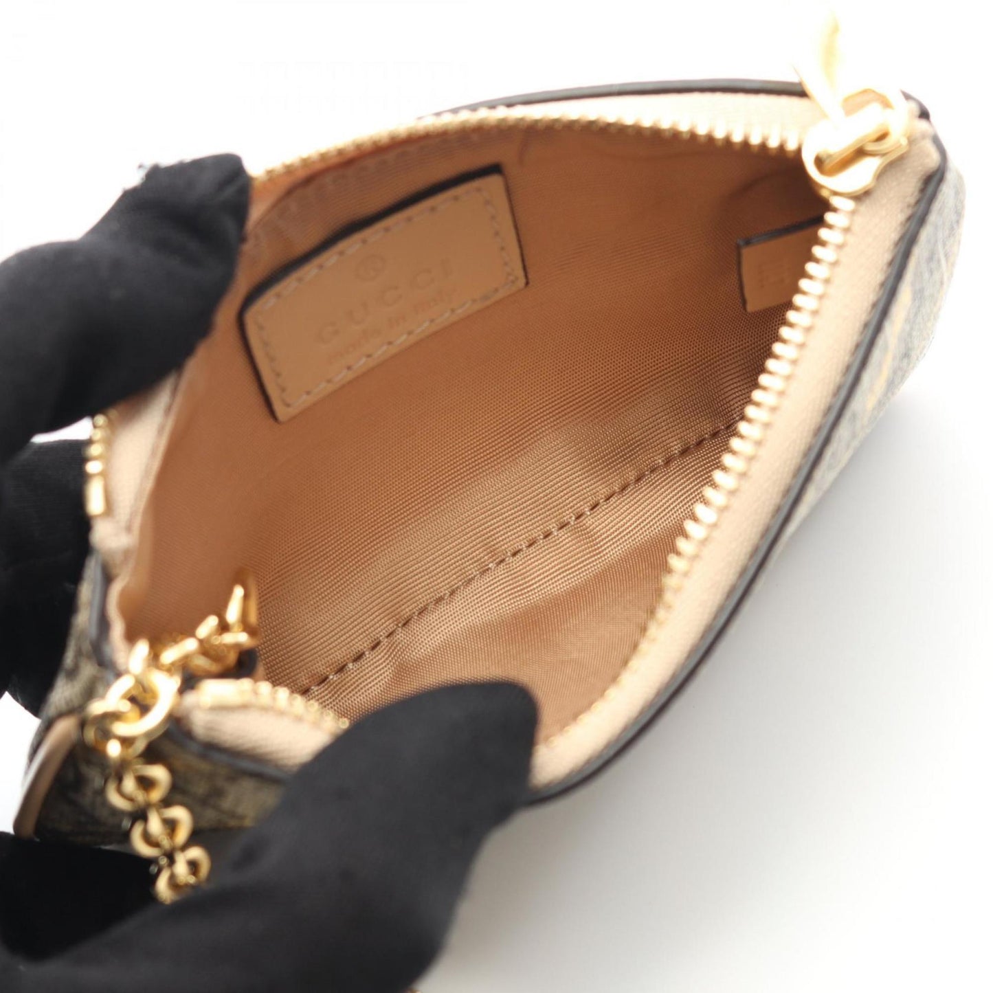 Gucci Gg Supreme Beige Gg Supreme Coin Purse/Coin Case ( )