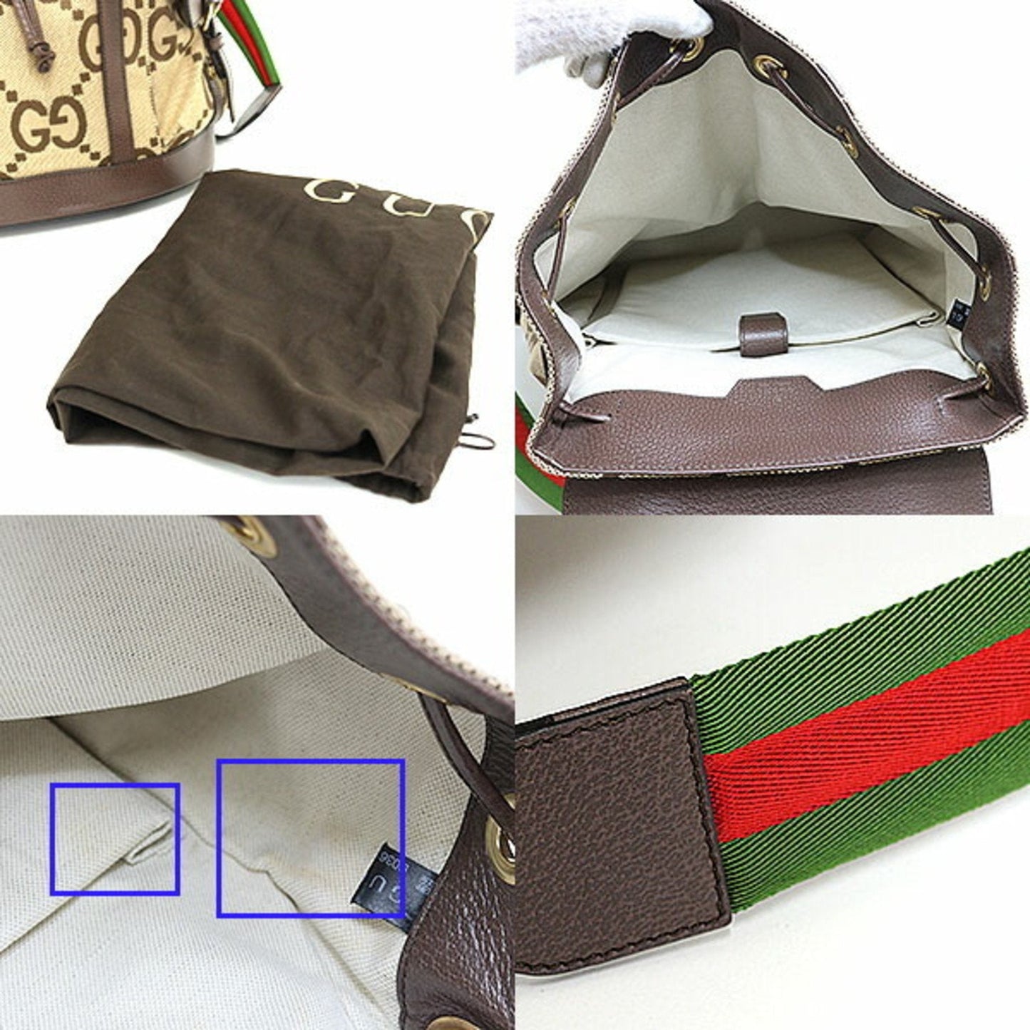 Gucci Canvas Backpack