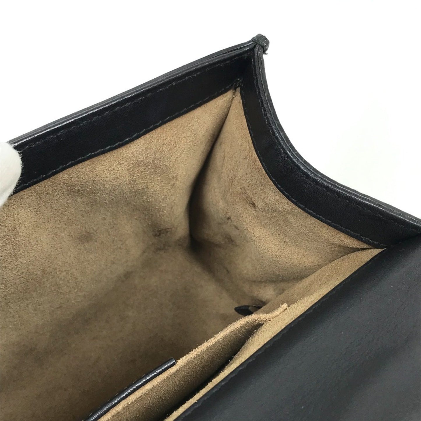 Gucci Black Leather Shoulder Bag ( )