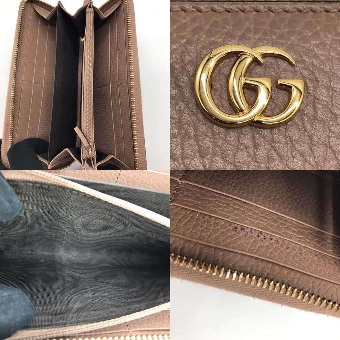 Gucci Beige Gg Supreme Long Wallet (Bi-Fold) ( )