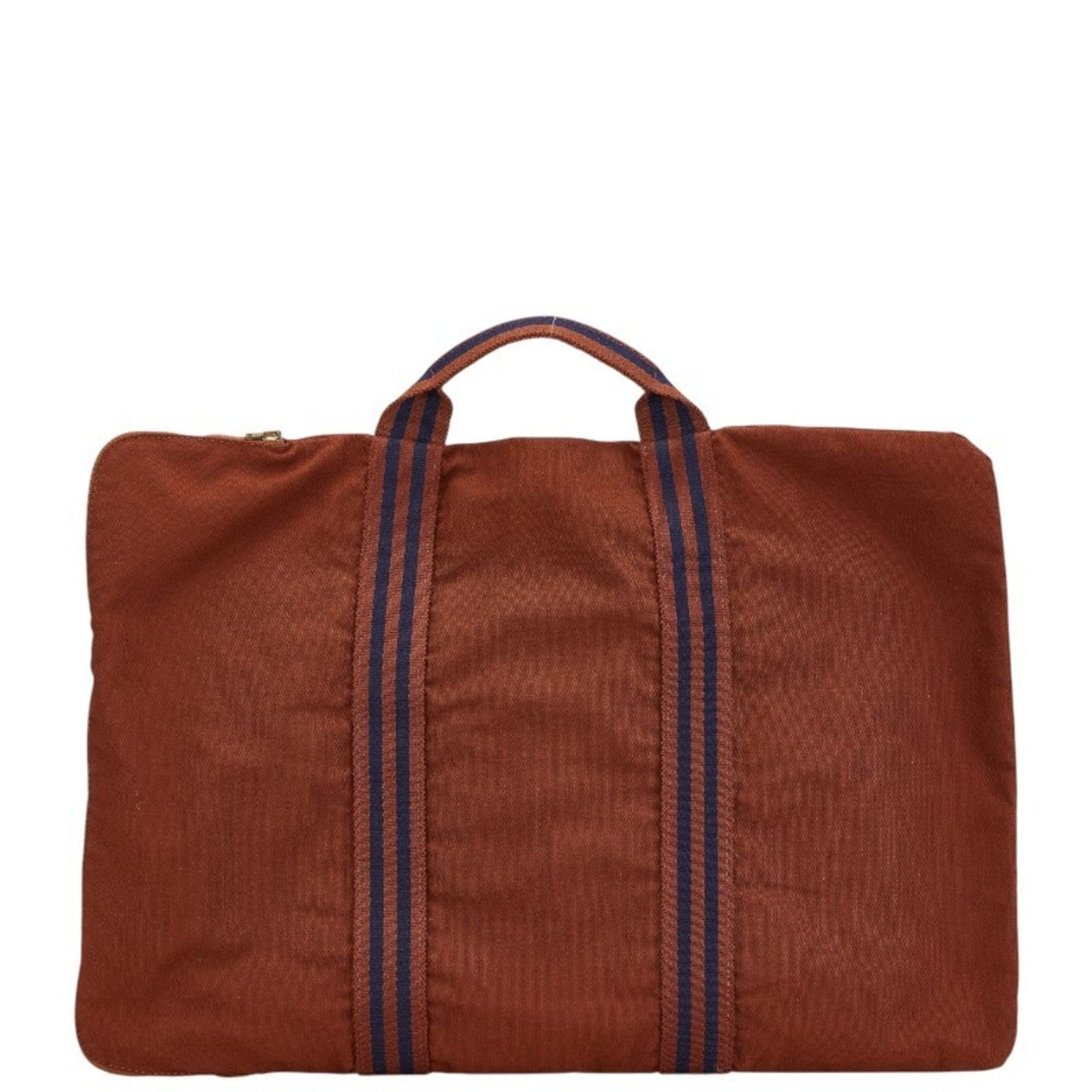 Hermes Brown Navy Canvas Document Case ( )