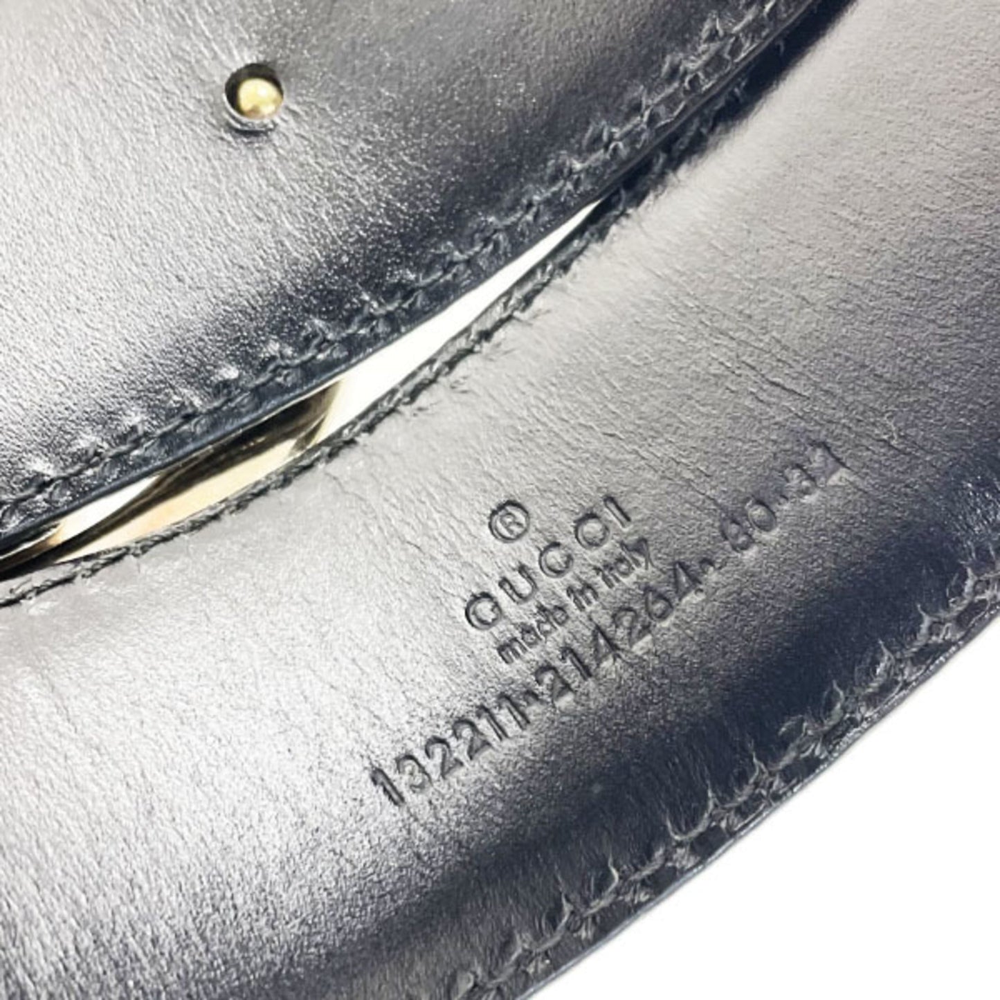 Gucci Black Gold Silver Standard Belt ( )