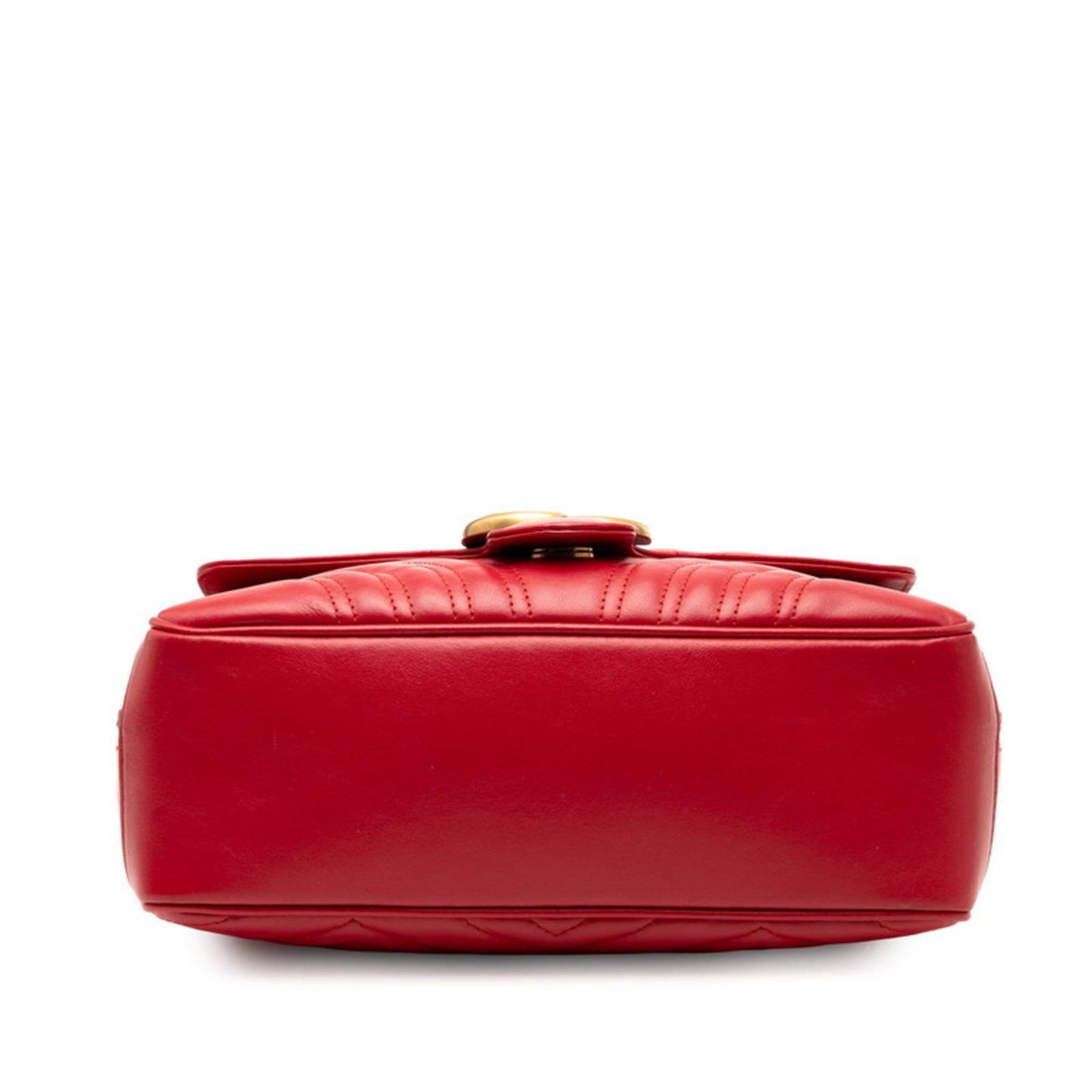 Gucci Red Color Leather Shoulder Bag ( )