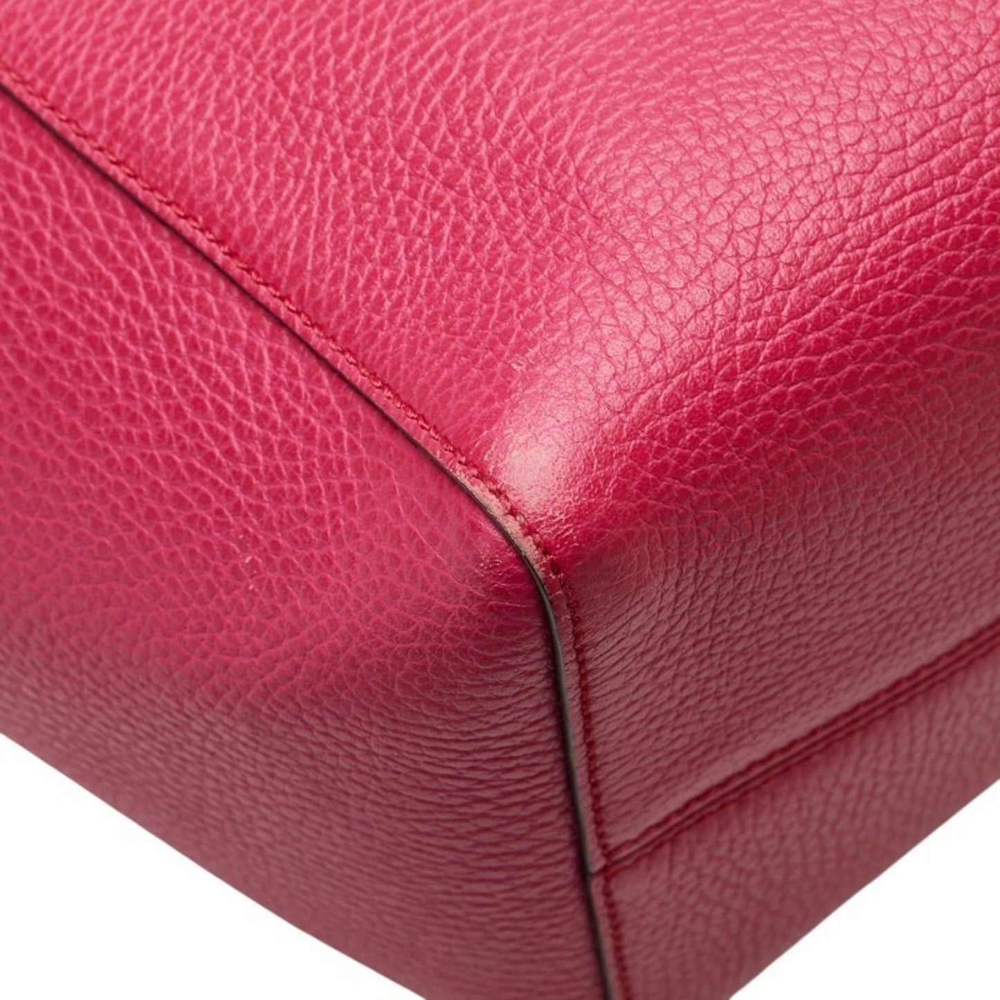 Gucci Pink Leather Tote Bag ( )