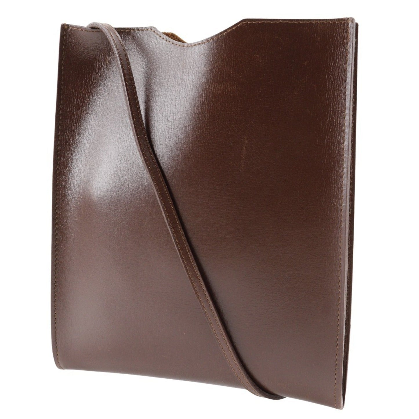 Hermes Brown Leather Shoulder Bag ( )