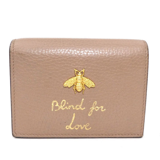 Gucci Beige Leather Wallet (Bi-Fold) ( )