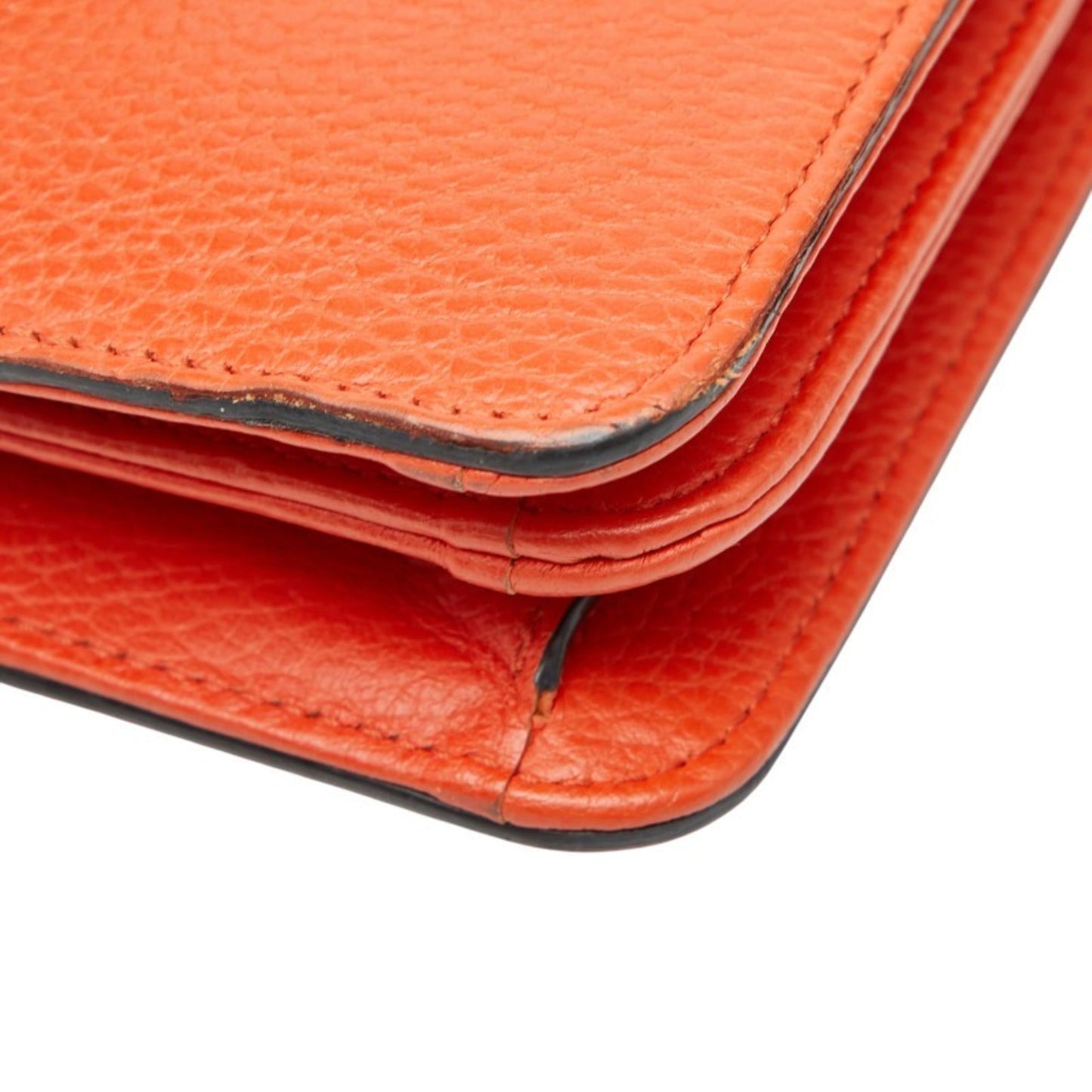 Gucci Orange Leather Shoulder Bag ( )