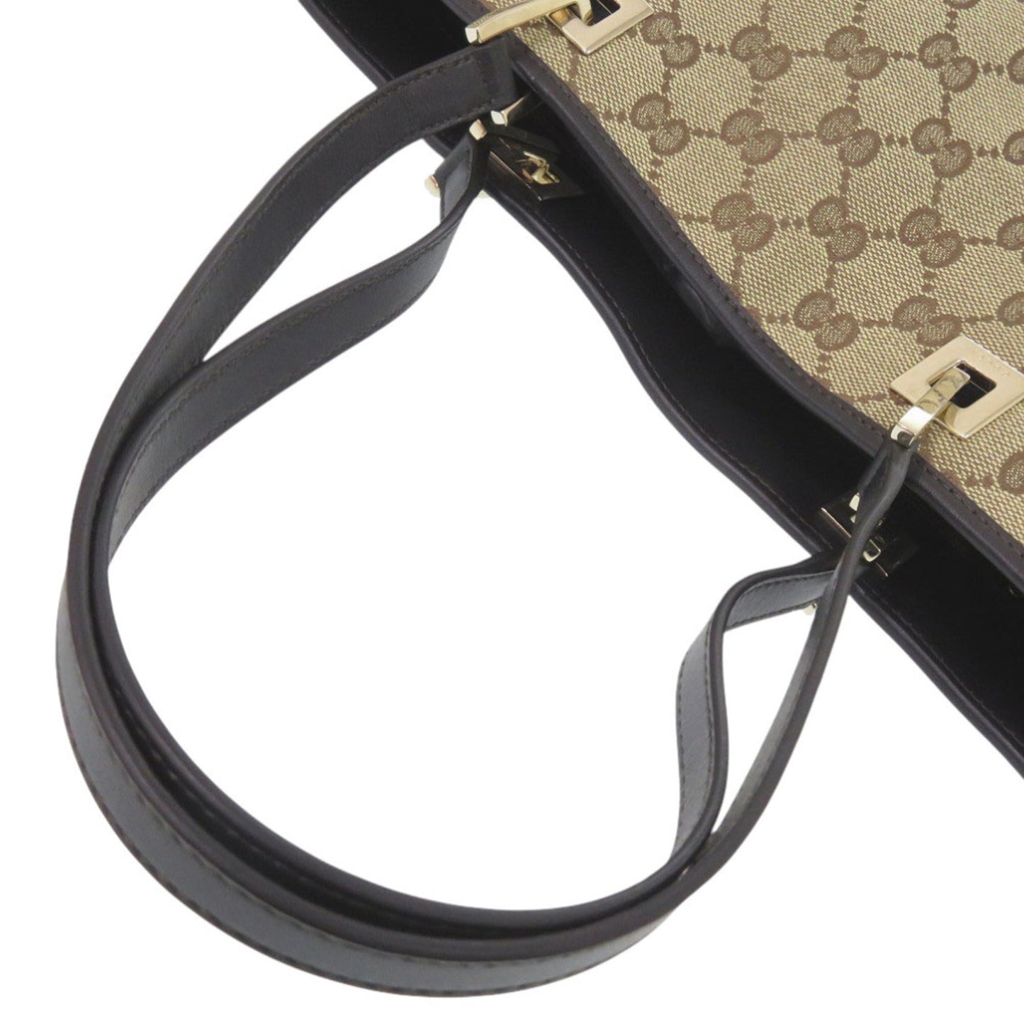 Gucci Beige Gg Canvas Tote Bag ( )