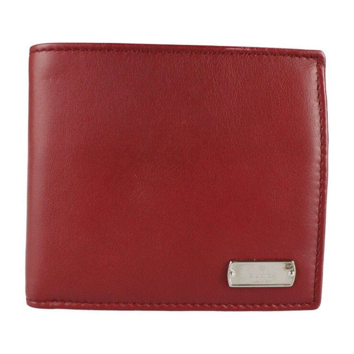 Gucci Bordeaux Leather Wallet (Bi-Fold) ( )