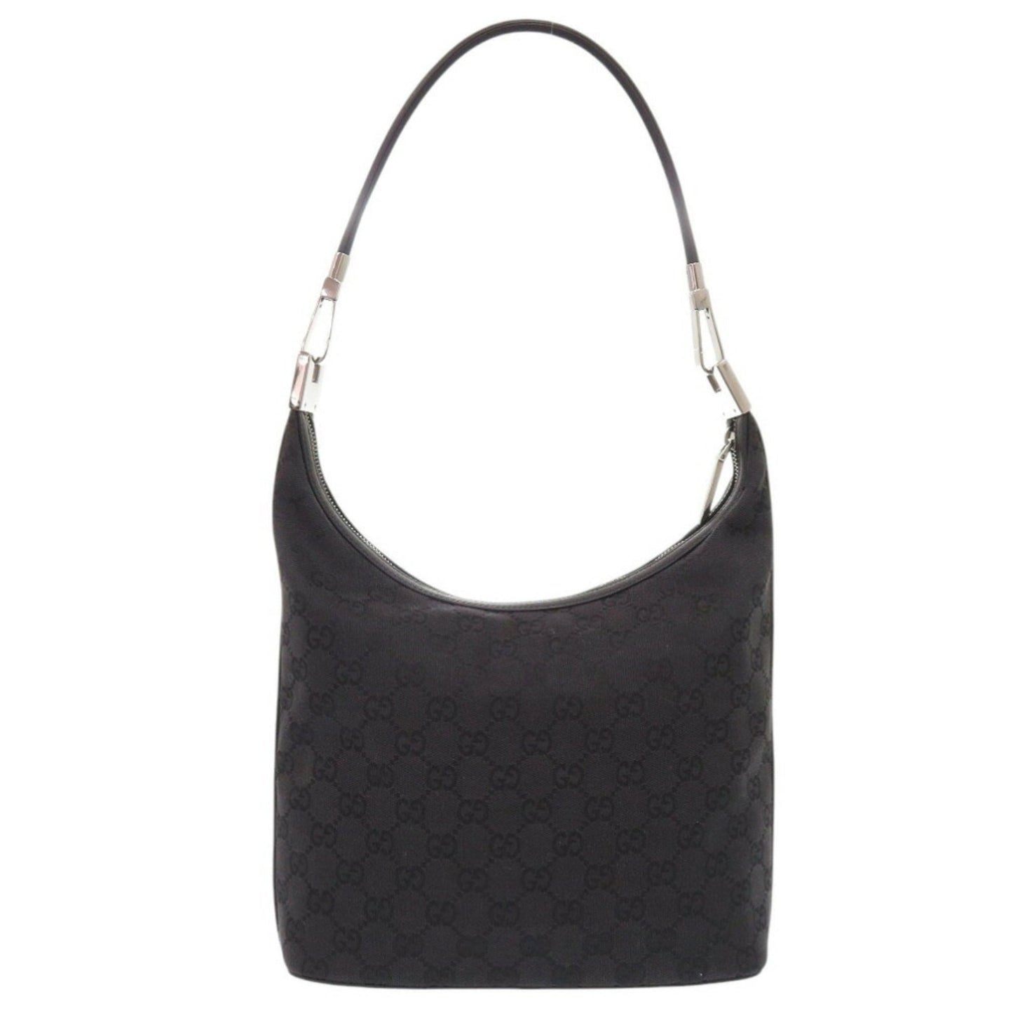 Gucci Black Gg Canvas Shoulder Bag ( )