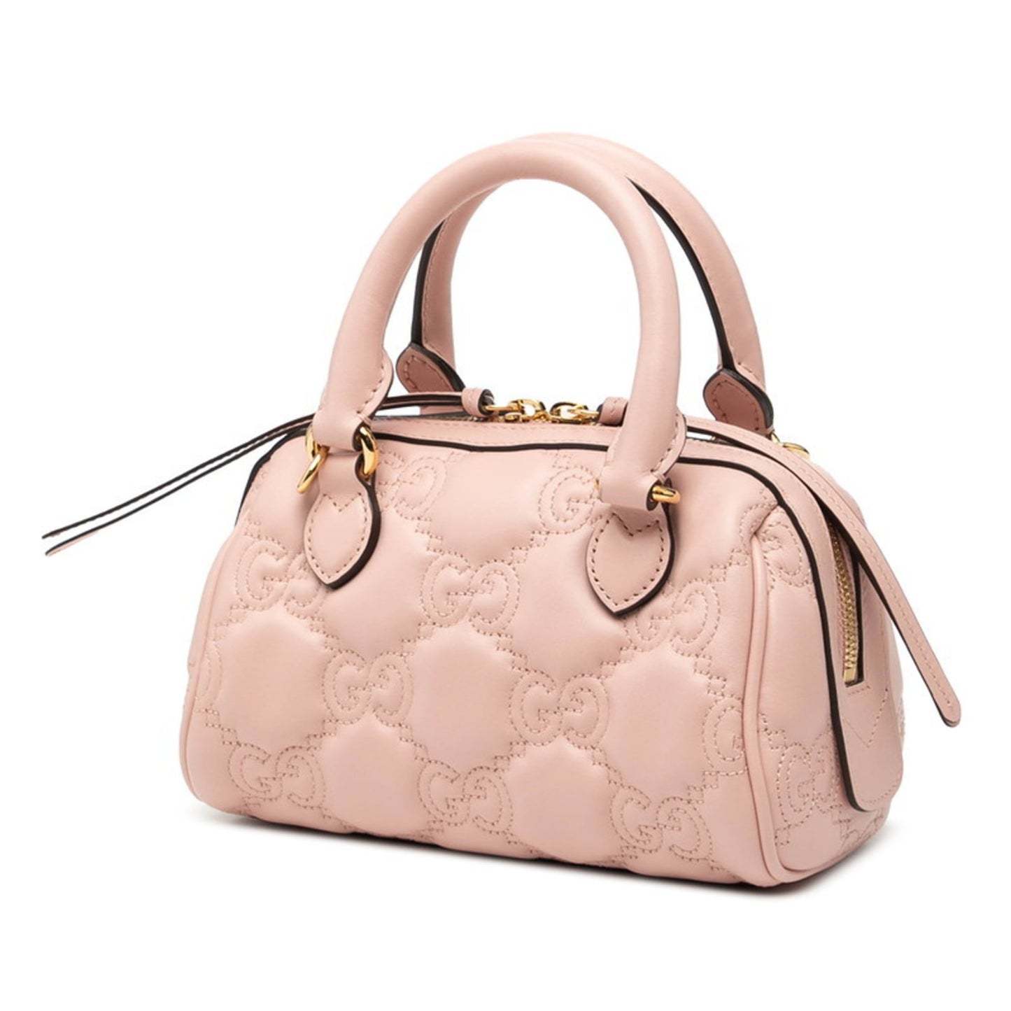 Gucci Pink Leather Handbag Shoulder Bag ( )