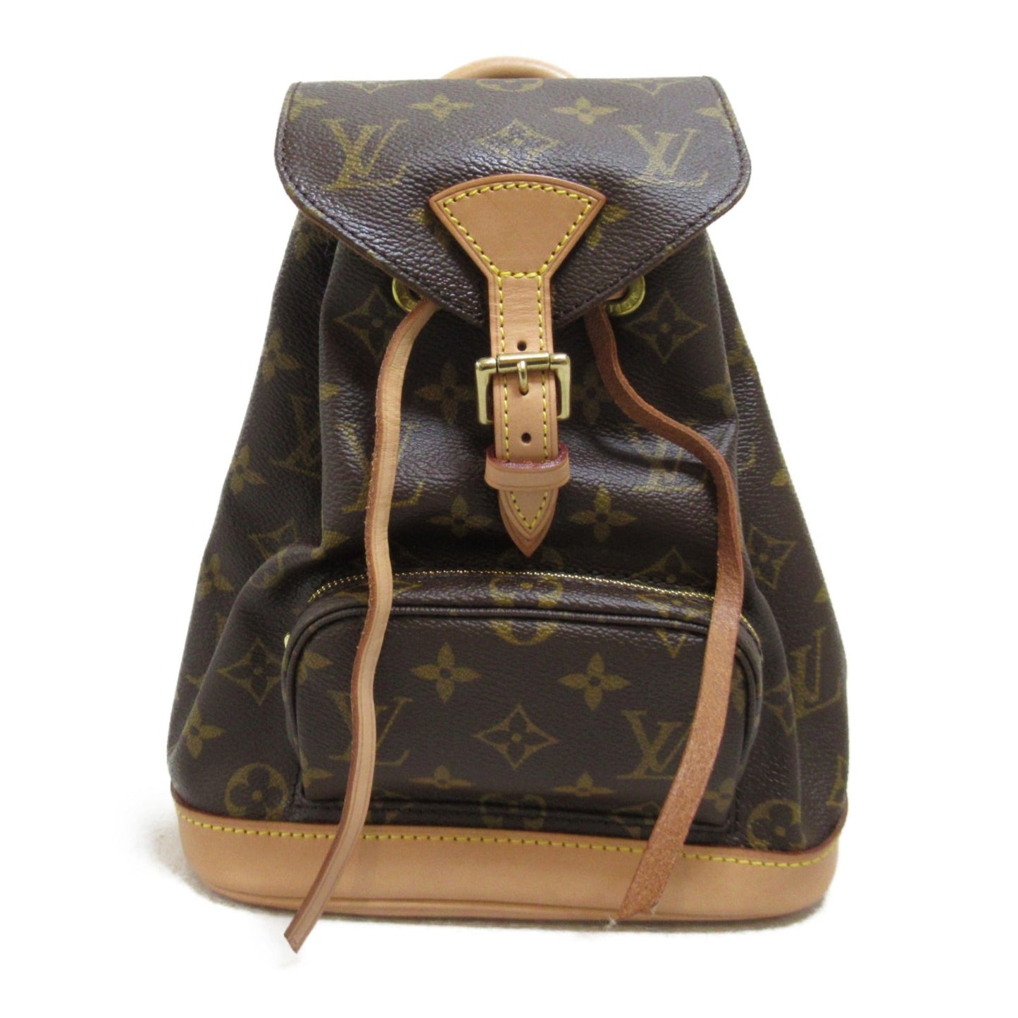 LOUIS VUITTON Mini Montsouris Rucksack Brown Monogram PVC coated canvas M51137