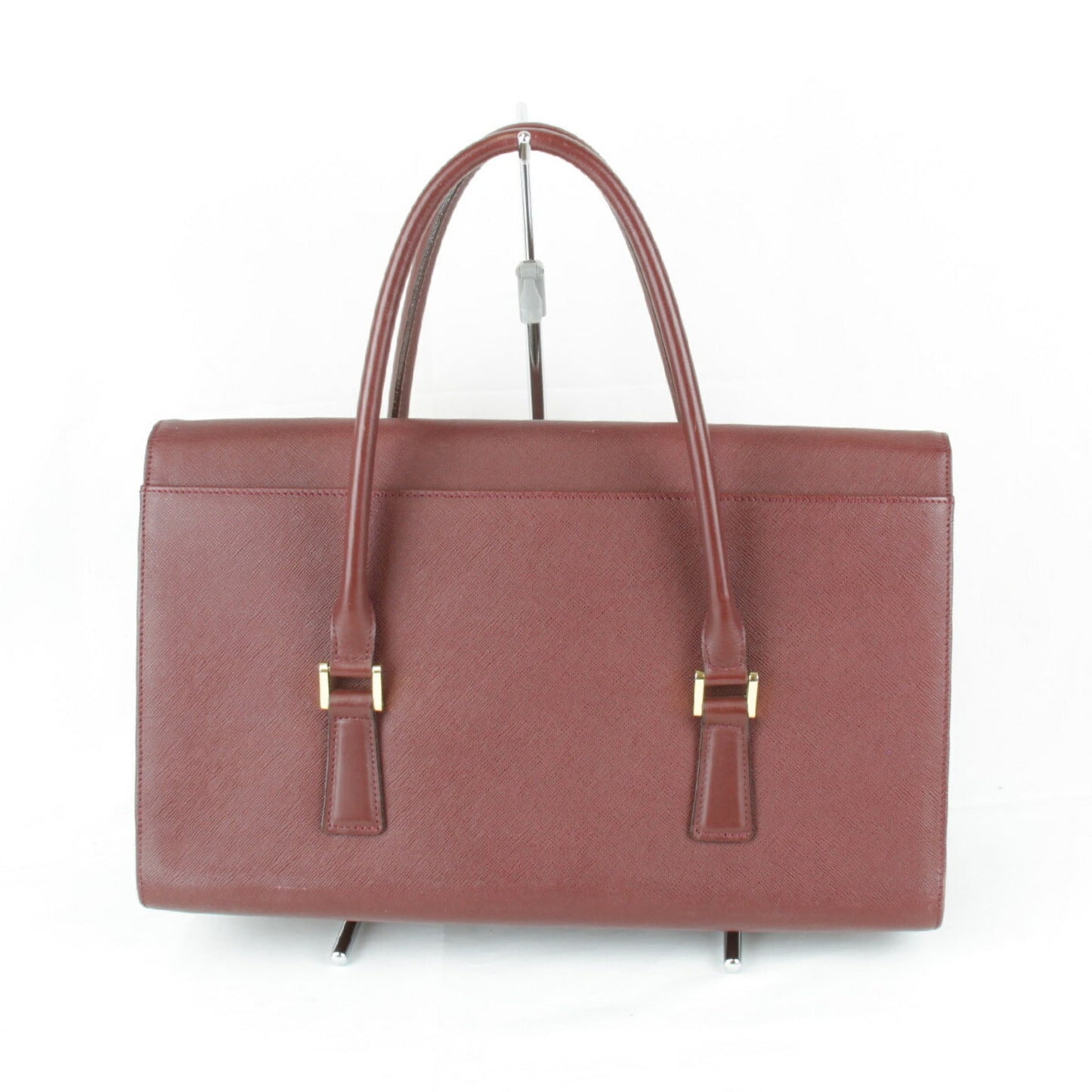 Burberry Red Color Leather Handbag ( )