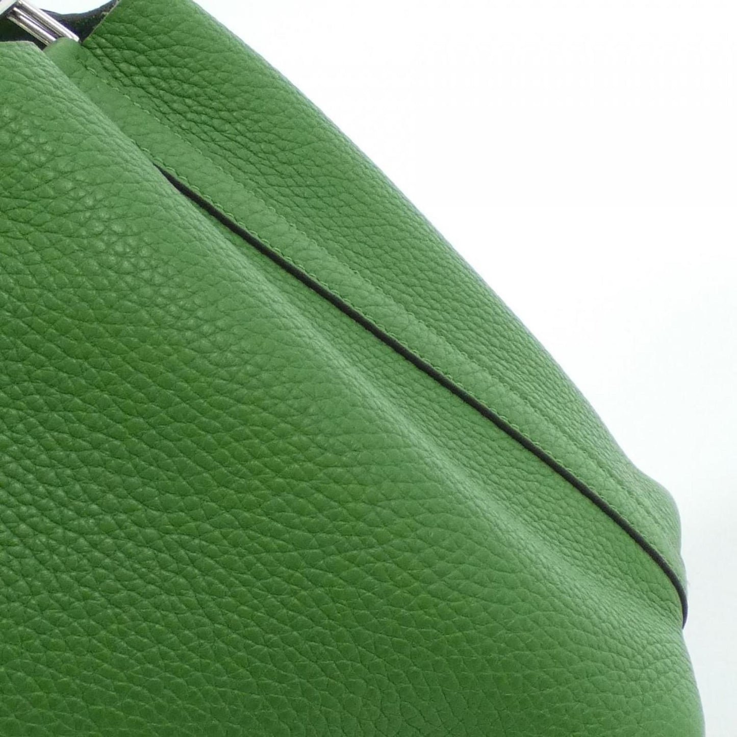 Hermes Picotin Vert Taurillon Clemence Leather Handbag ( )