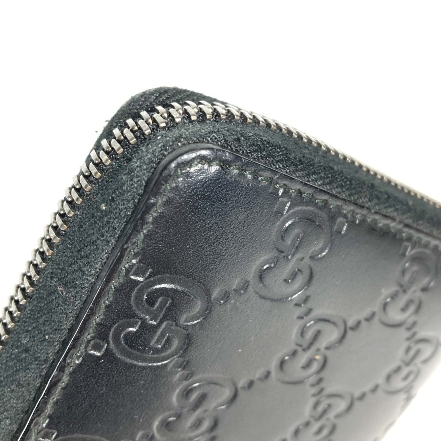 Gucci Black Leather Long Wallet (Bi-Fold) ( )