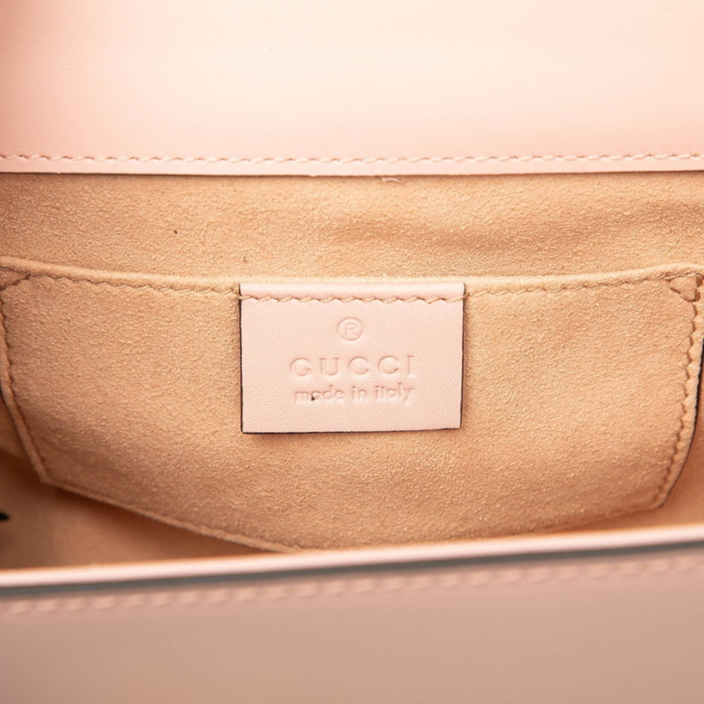 Gucci Pink Leather Shoulder Bag ( )