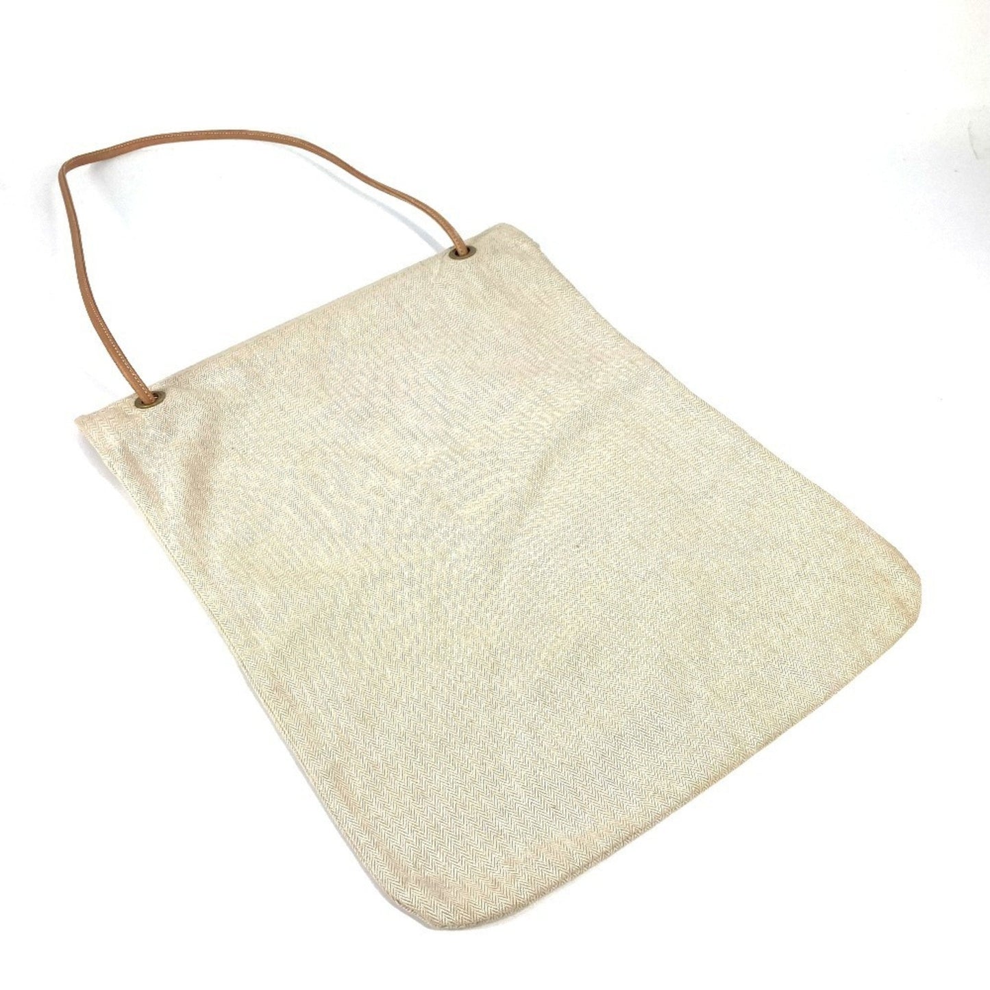 Hermes Natural White Cotton Shoulder Bag ( )