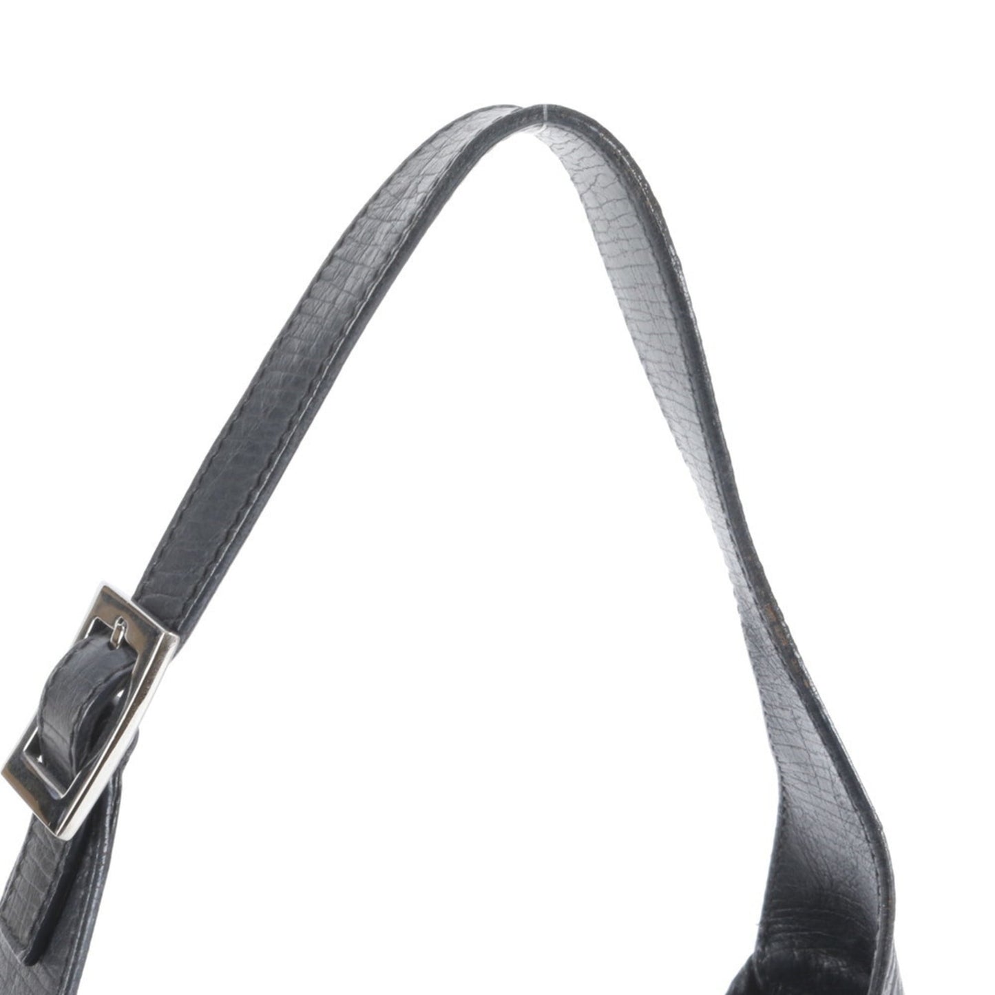 Gucci Black Leather Canvas Shoulder Bag ( )
