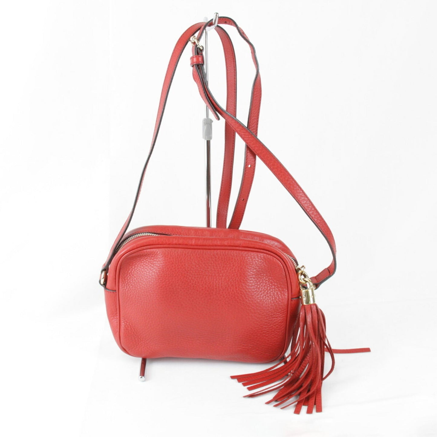Gucci Red Color Leather Shoulder Bag ( )