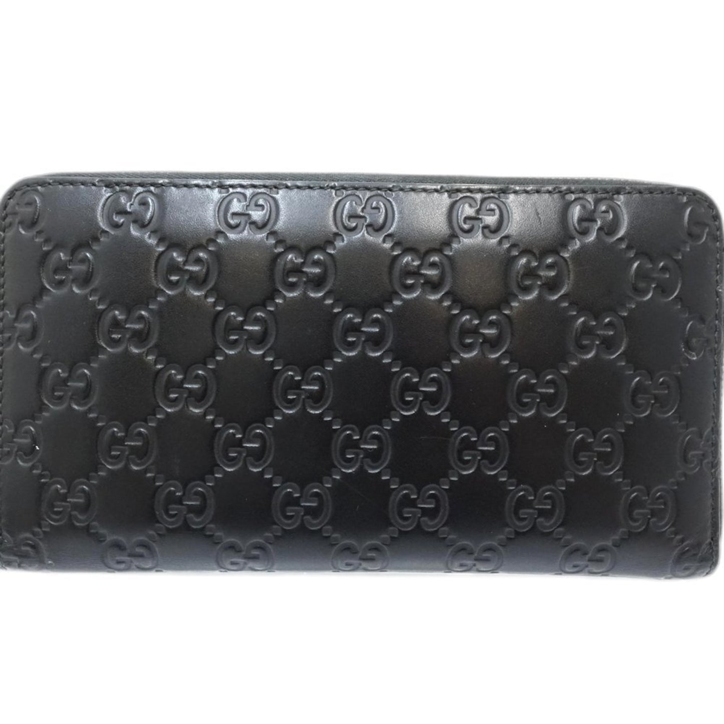 Gucci Black Leather Long Wallet (Bi-Fold) ( )