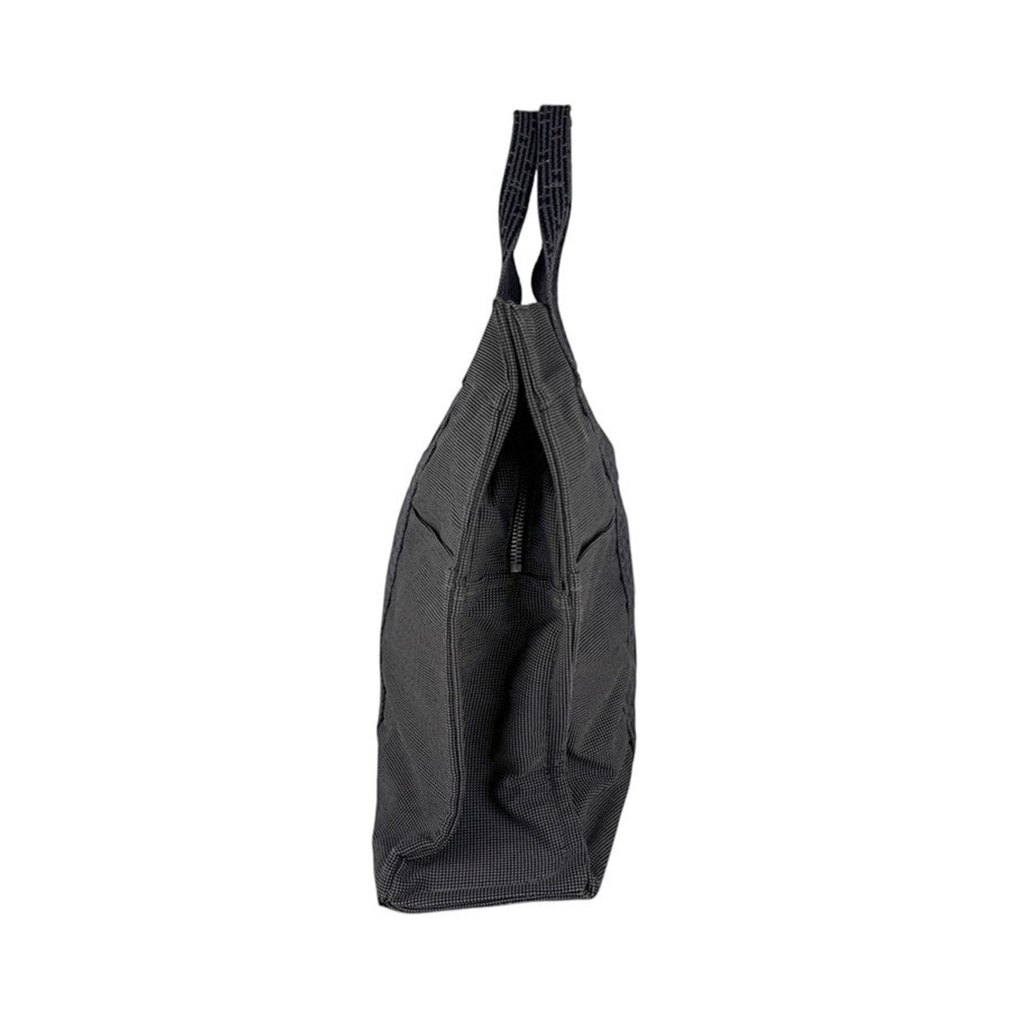 Hermes Gray Nylon Canvas Handbag ( )