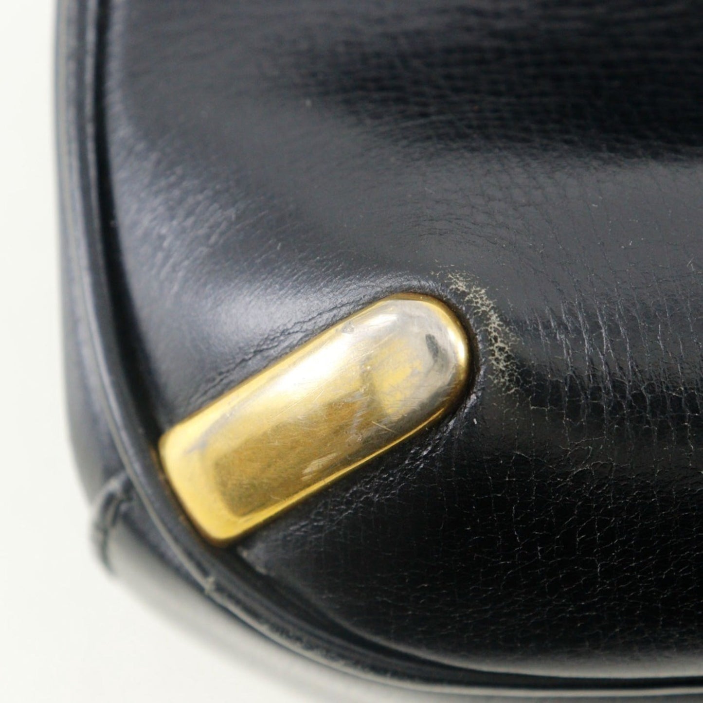Gucci Sherry Line Black Leather Shoulder Bag ( )