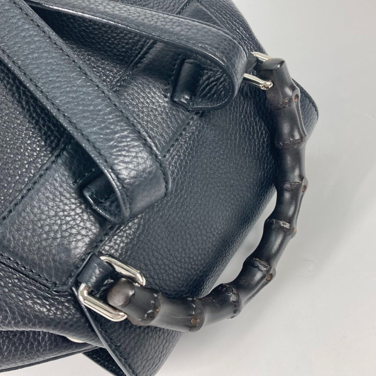 Gucci Black Leather Backpack ( )