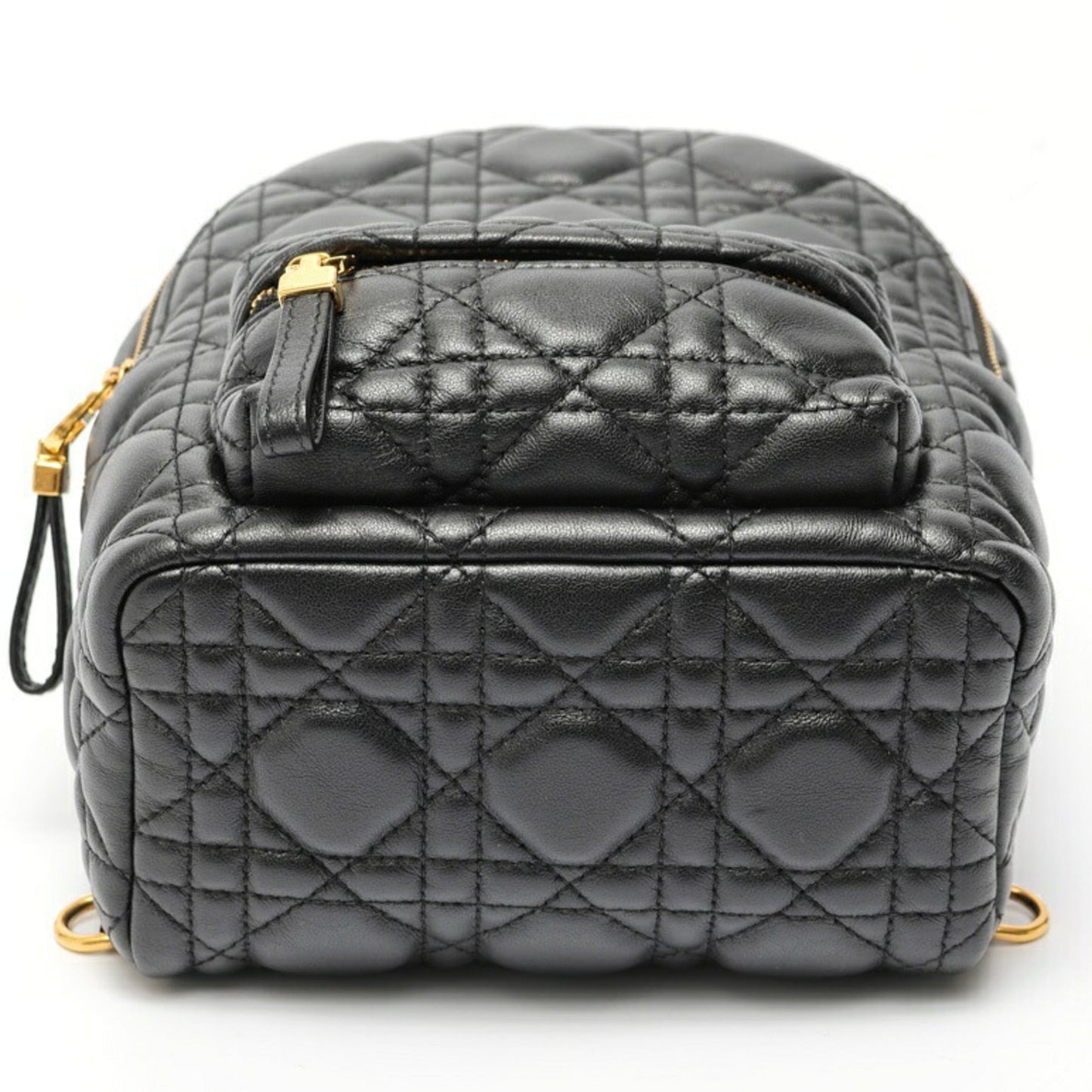 Christian Dior Black Leather Backpack ()