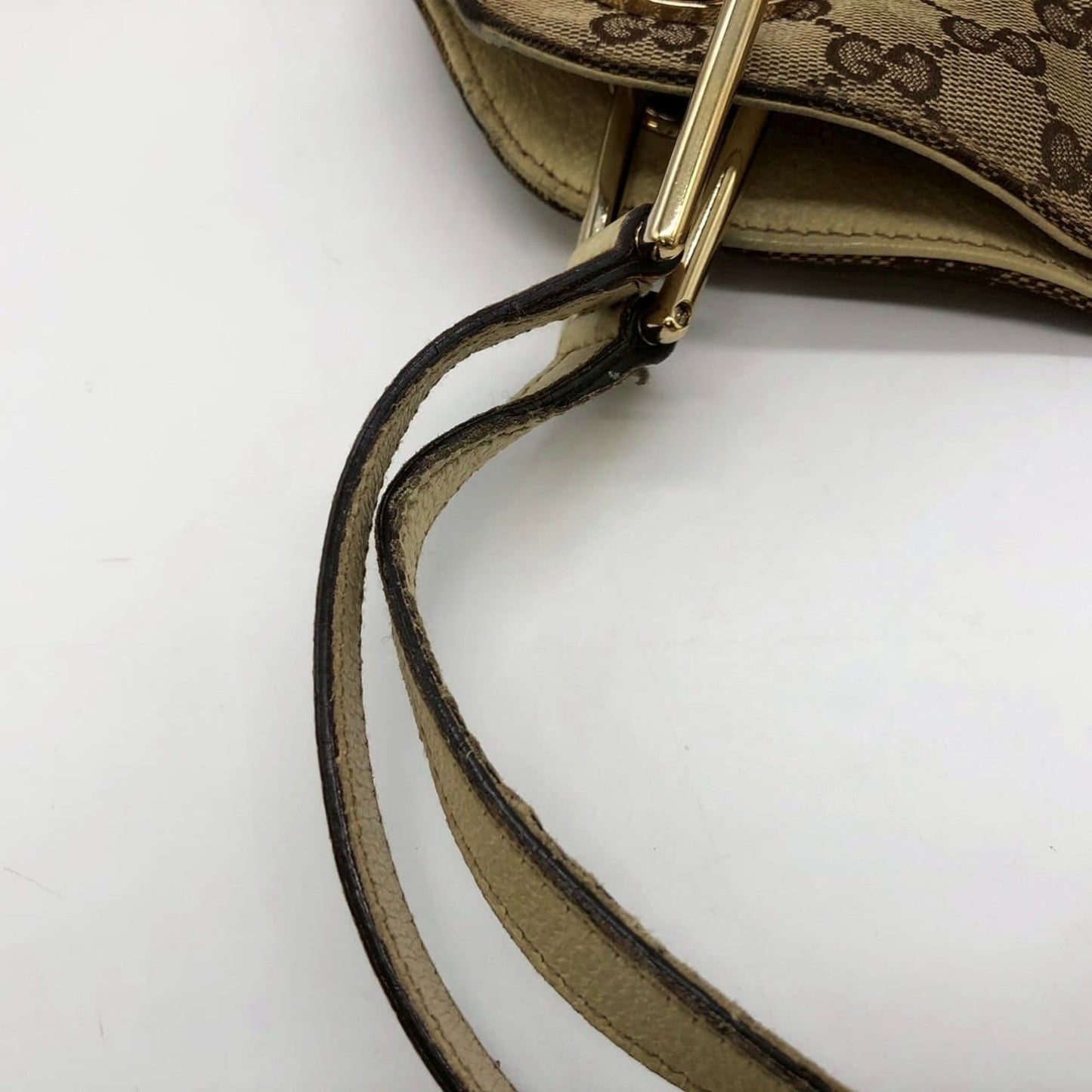 Gucci Gg Canvas Beige Gg Canvas Handbag Tote Bag ( )