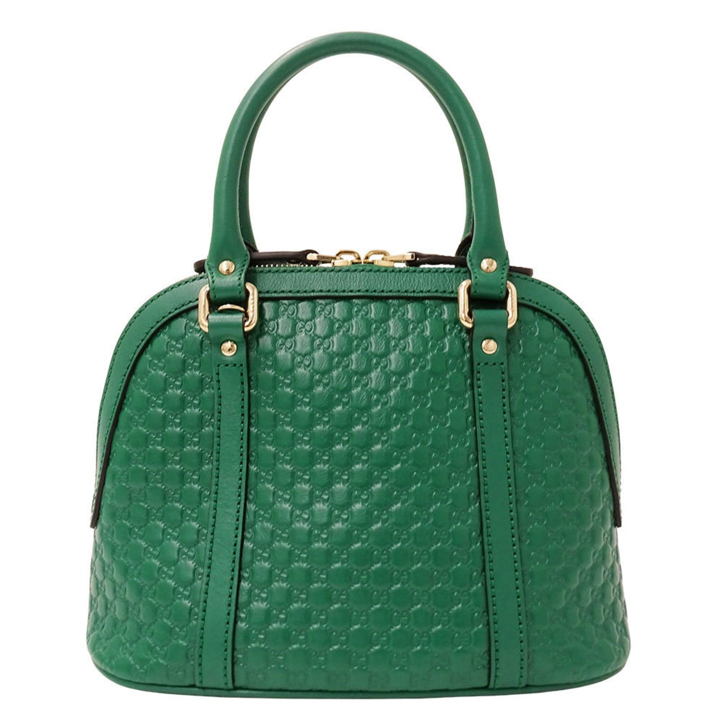 Gucci Green Leather Handbag Shoulder Bag ( )