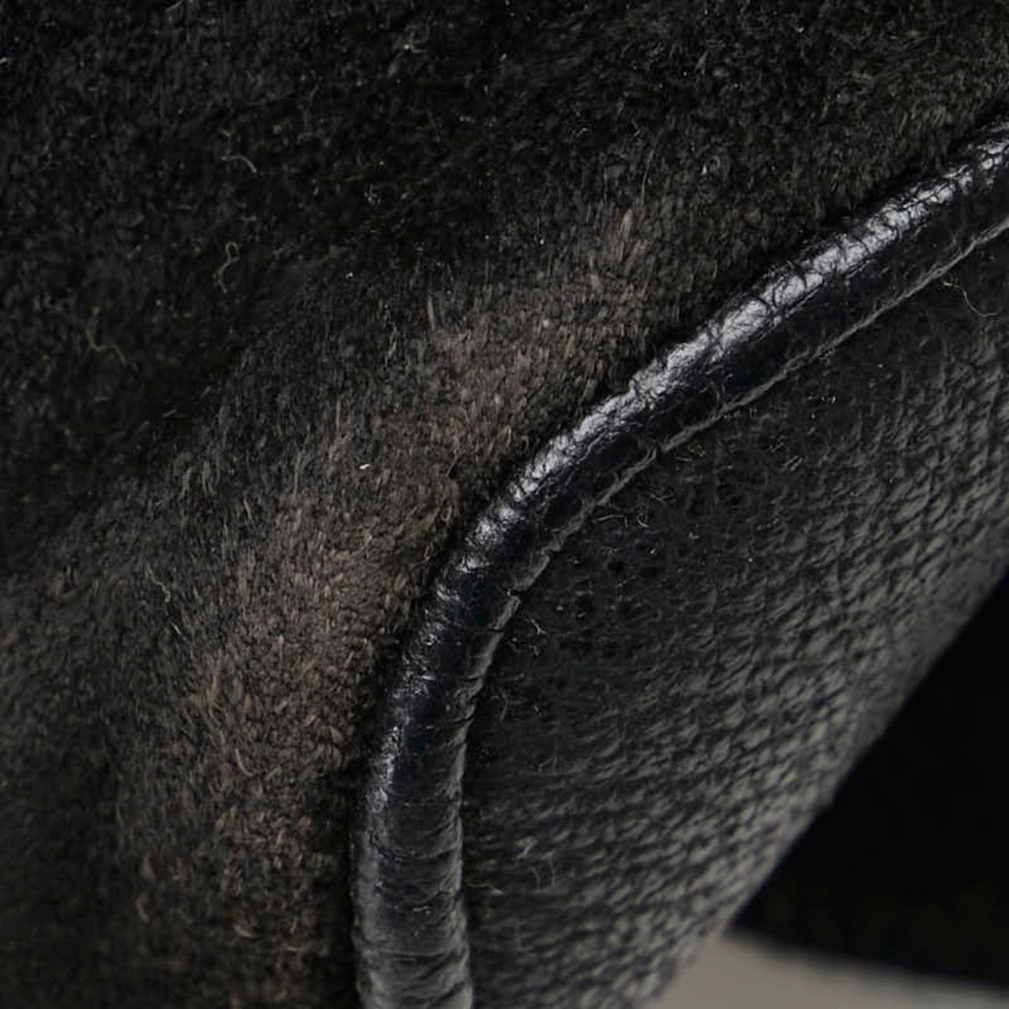 Gucci Black Leather Suede Backpack ( )