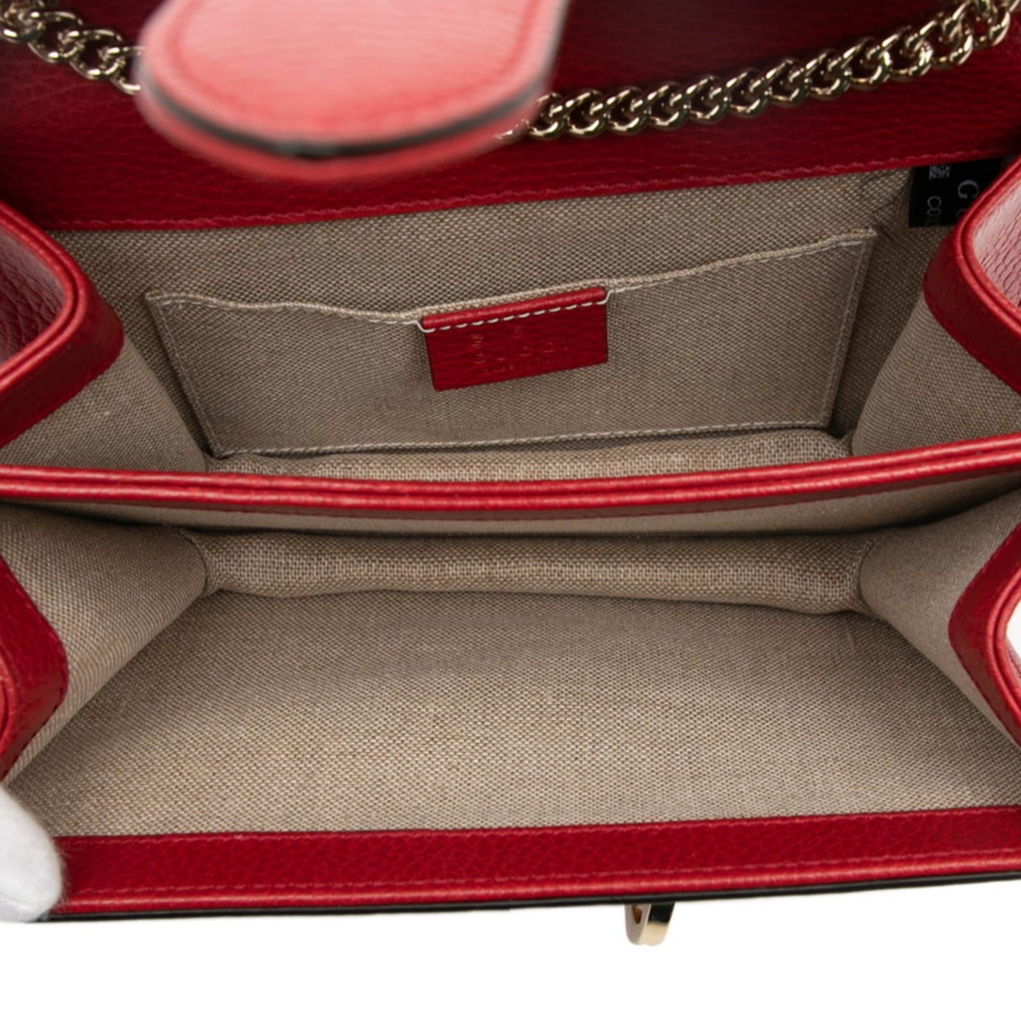 Gucci Red Color Leather Shoulder Bag ( )