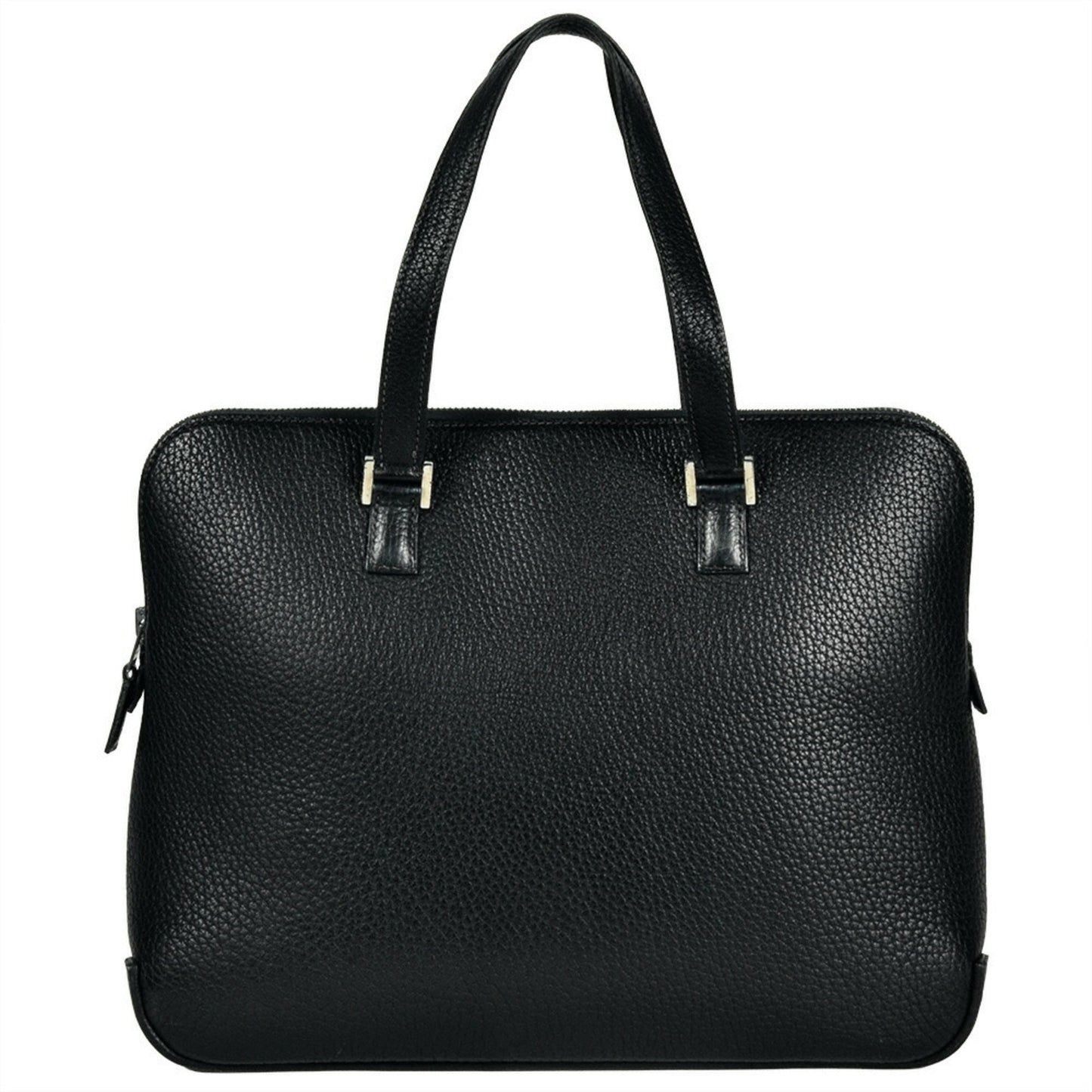 Hermes Navy Fjord Leather Briefcase Tote Bag ( )