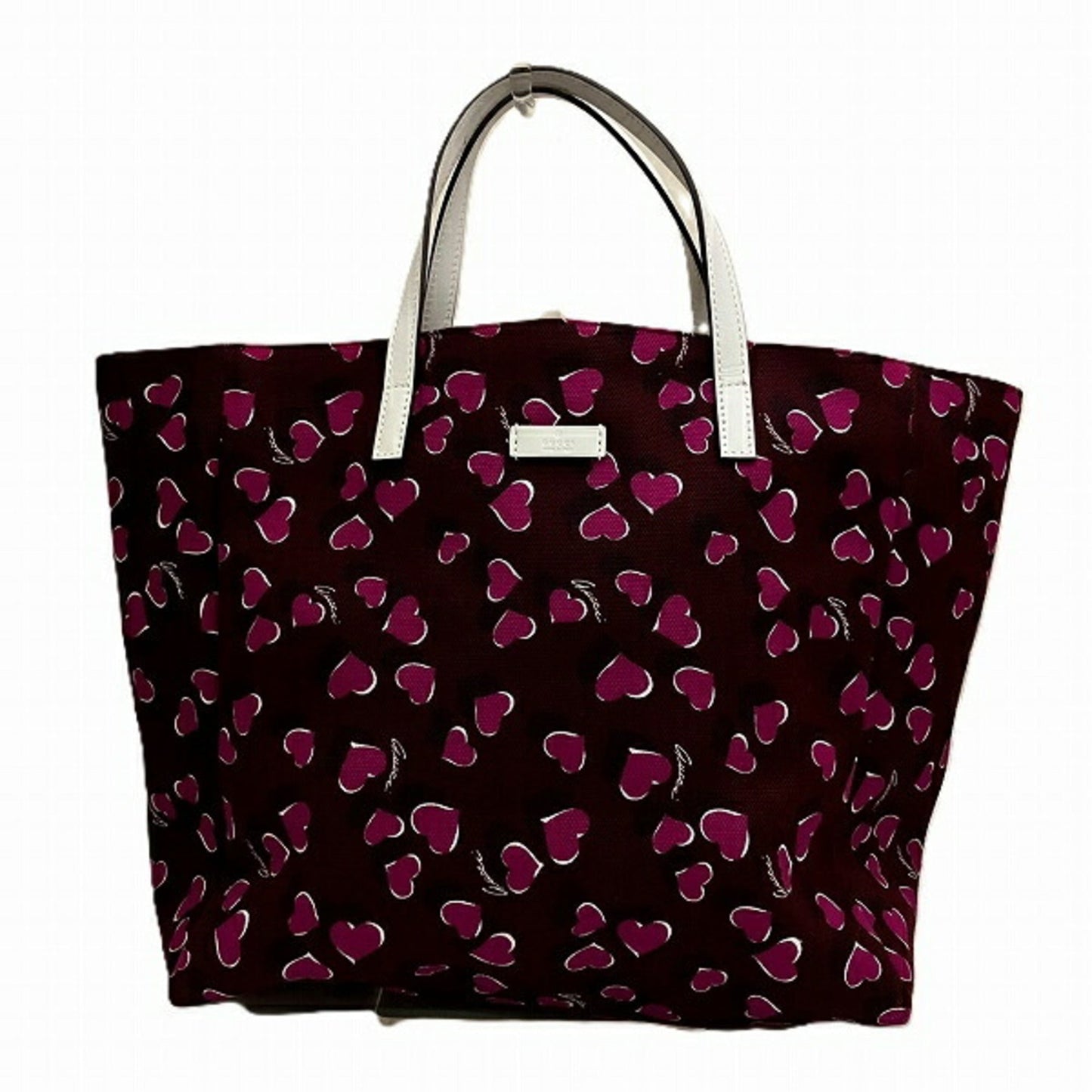 Gucci Leather Canvas Tote
