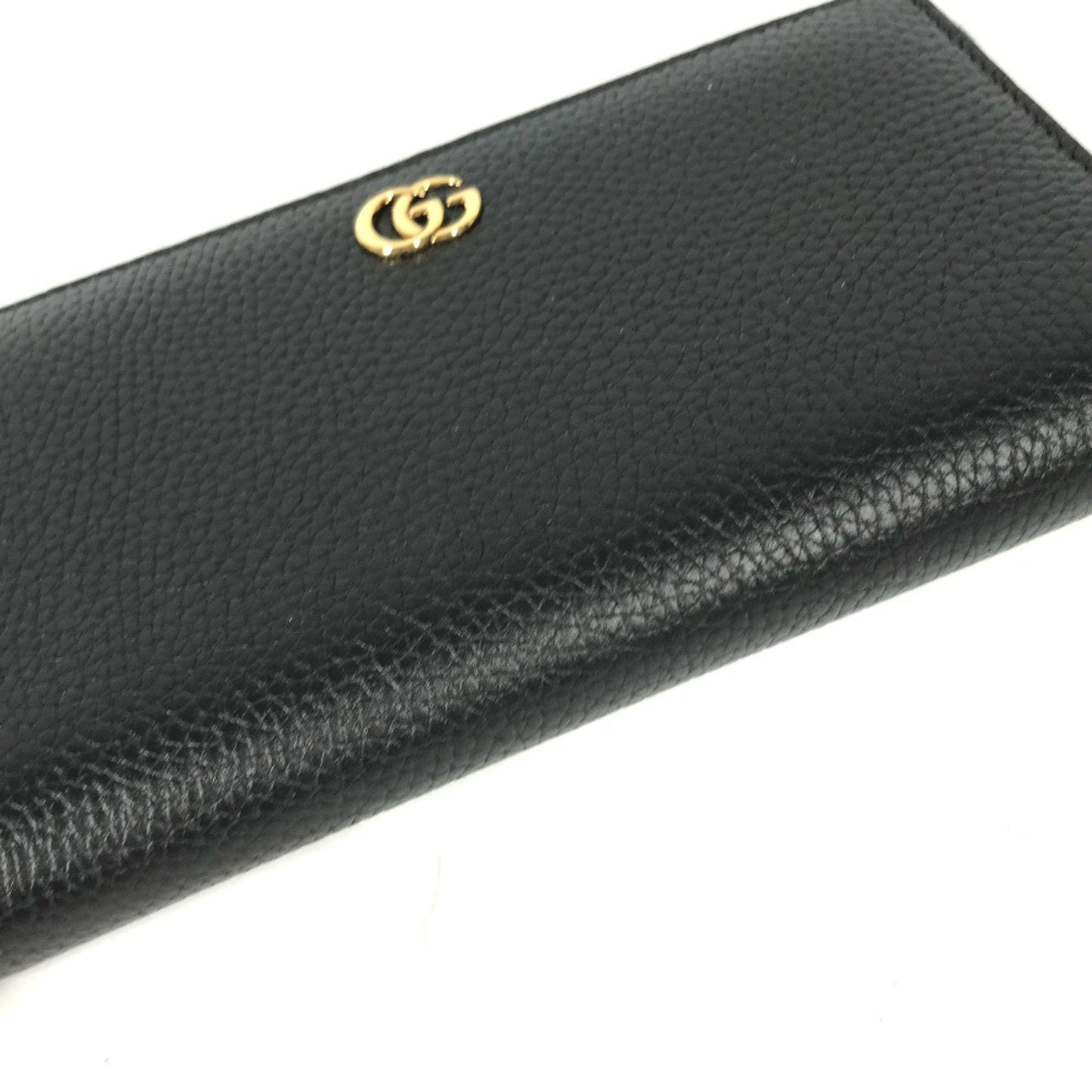 Gucci Navy Leather Long Wallet (Bi-Fold) ( )