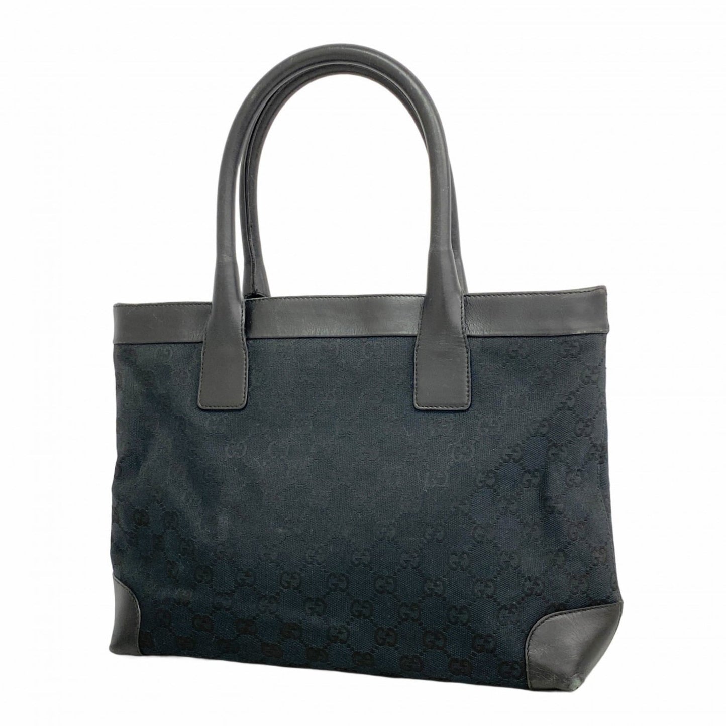 Gucci Black Canvas Tote Bag ( )