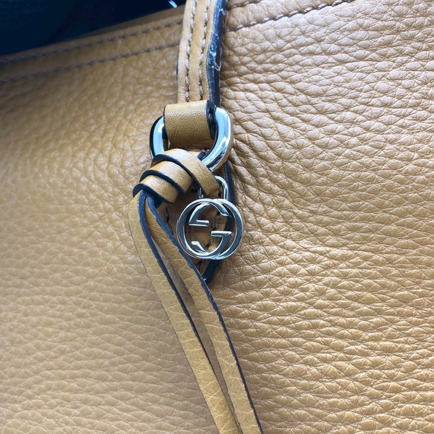 Gucci Yellow Leather Tote Bag ( )