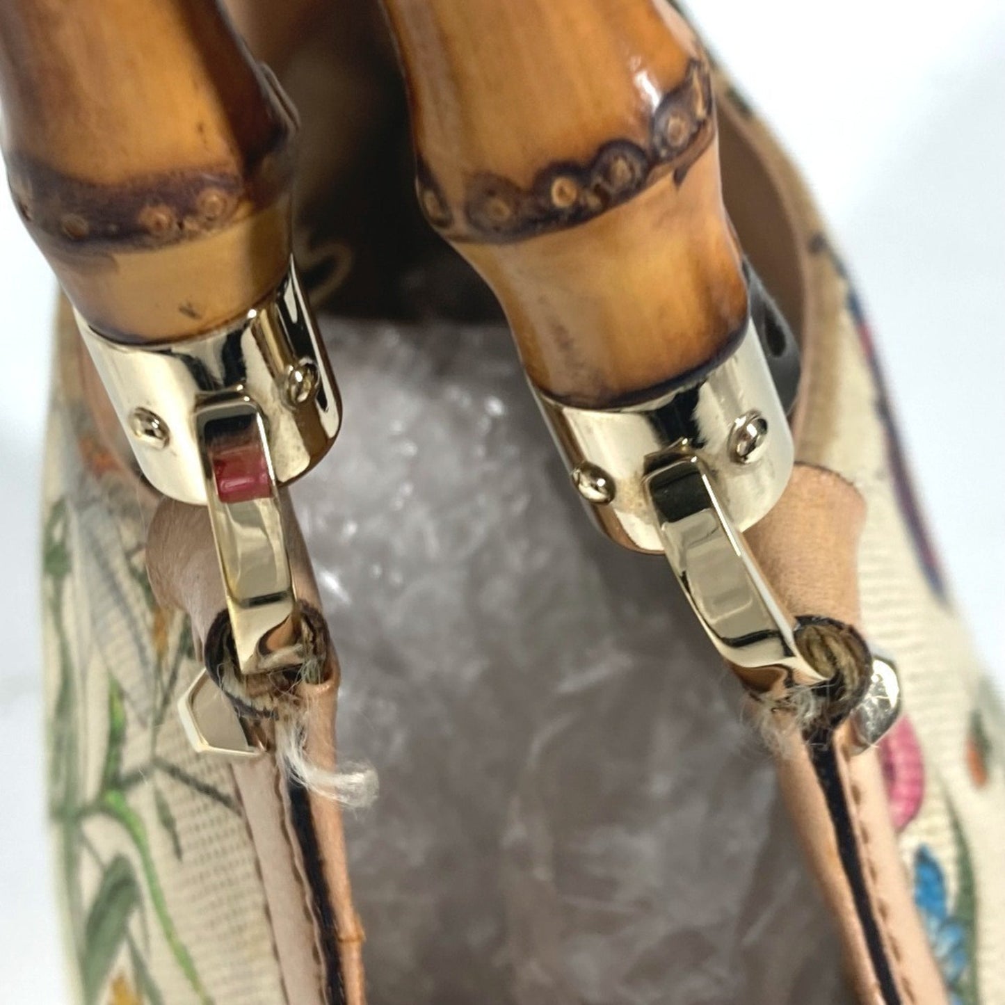 Gucci Multi-Color Canvas Handbag Tote Bag ( )