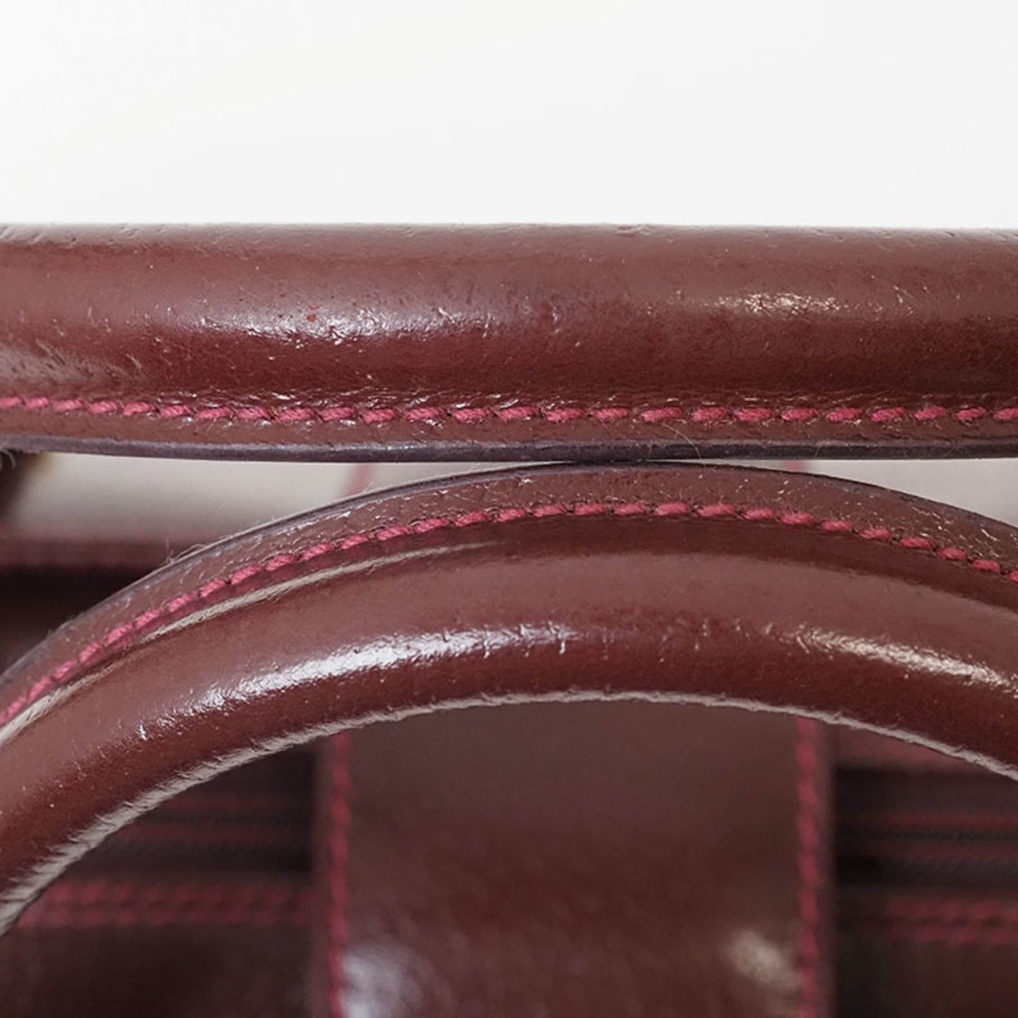 Gucci Bordeaux Leather Handbag ( )