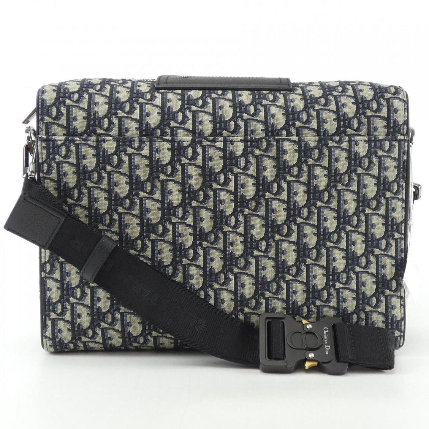 Christian Dior Beige Navy Handbag Shoulder Bag ()