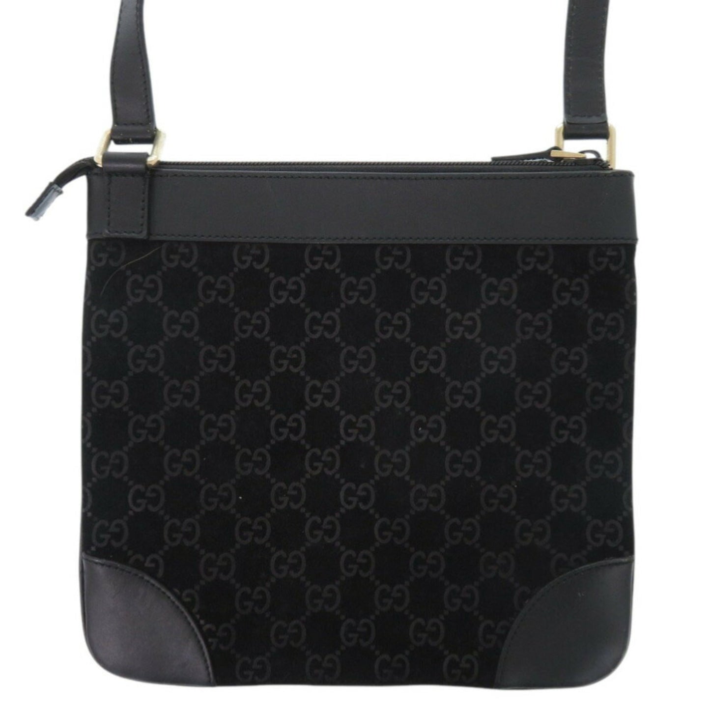Gucci Black Suede Shoulder Bag ( )