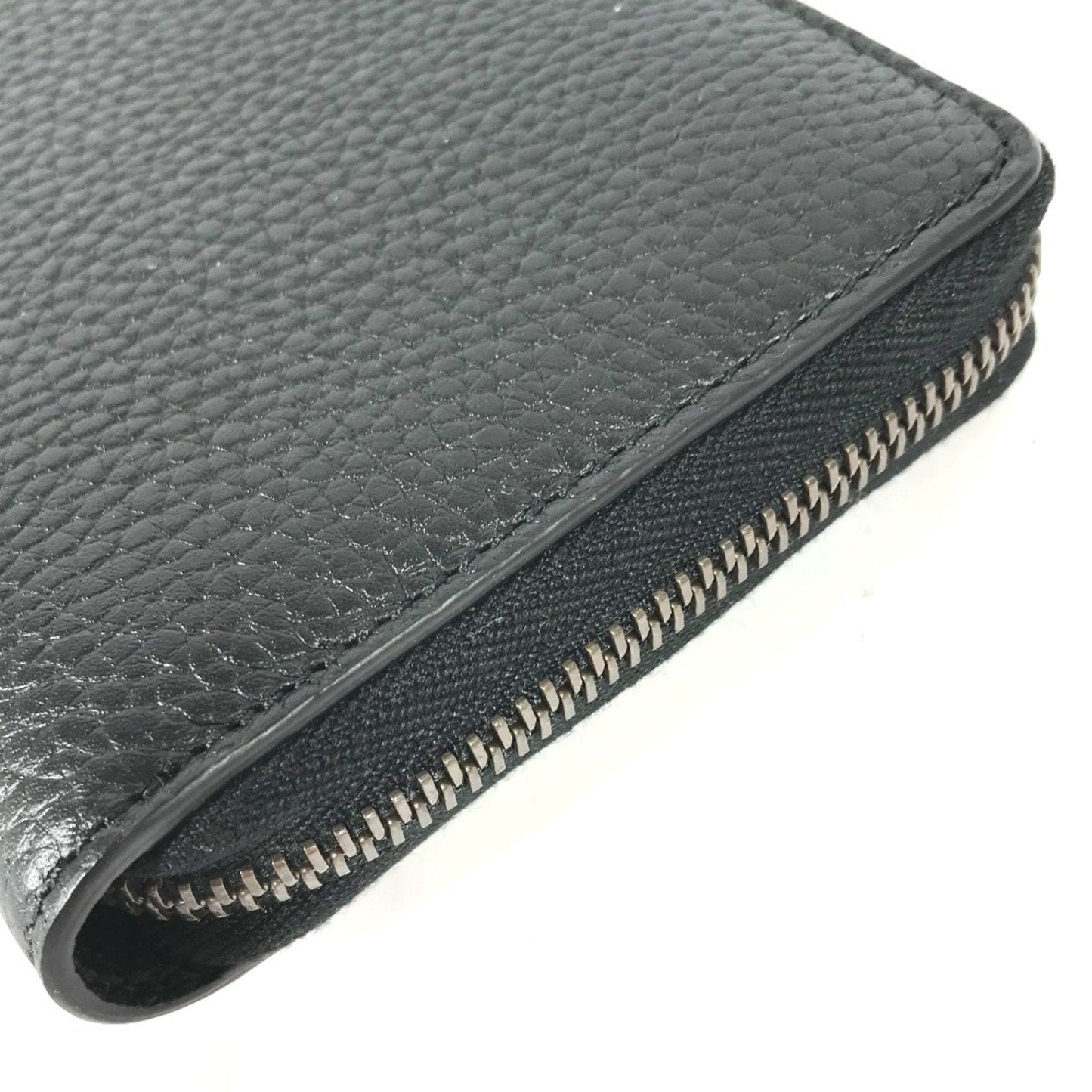 Gucci Navy Leather Long Wallet (Bi-Fold) ( )