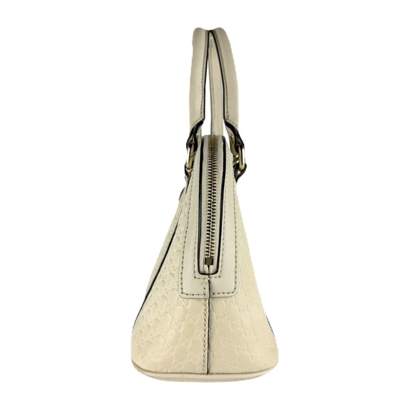 Gucci Ivory Leather Handbag Shoulder Bag ( )
