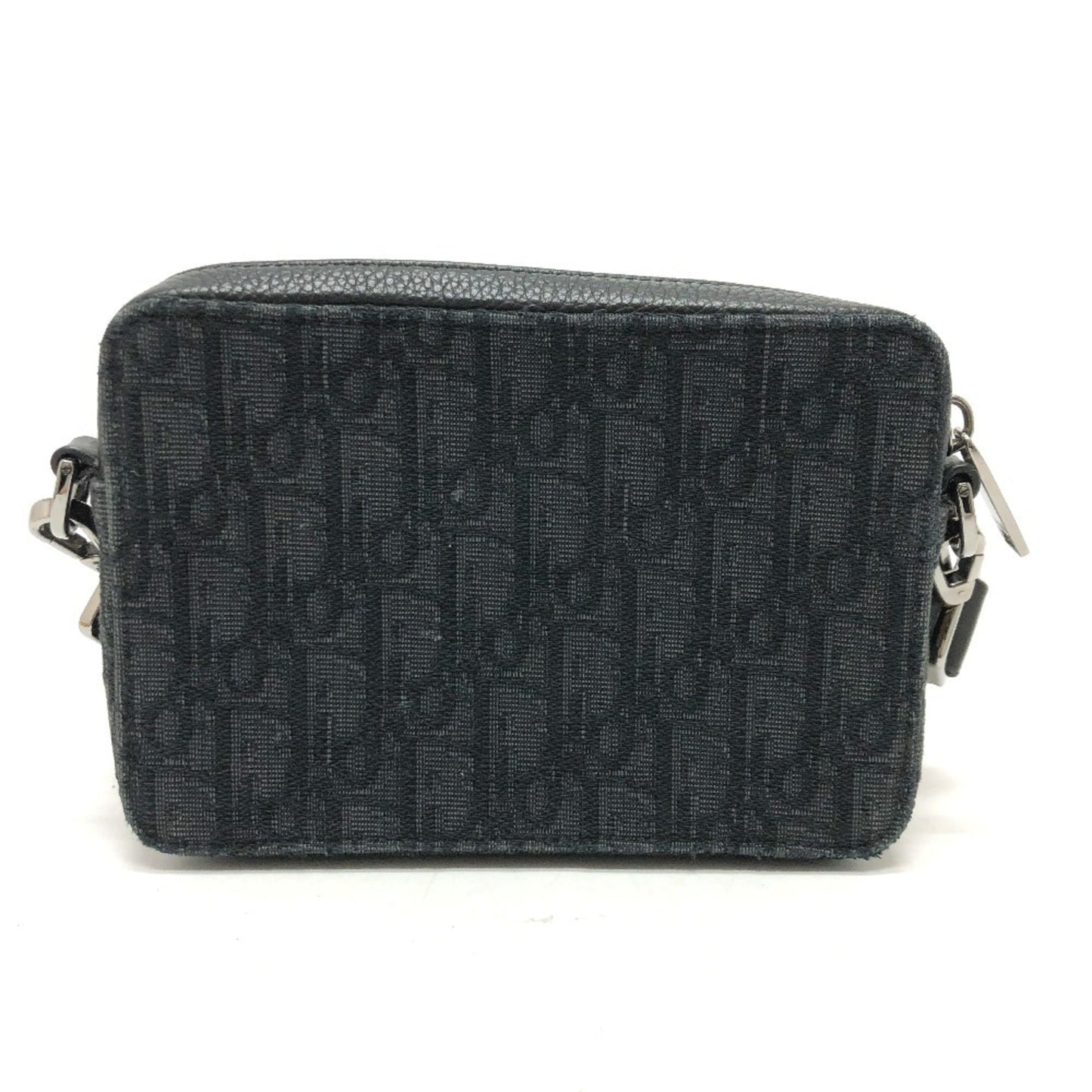 Christian Dior Navy Canvas Pouch Shoulder Bag ()