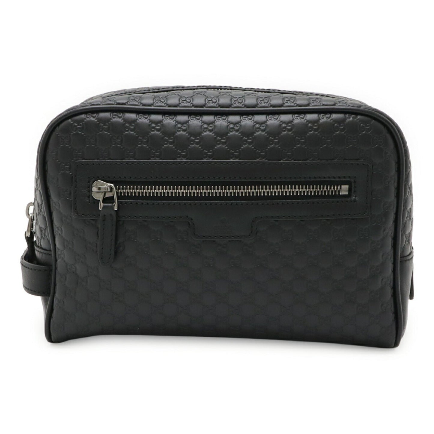 Gucci Black Leather Clutch Bag Handbag ( )