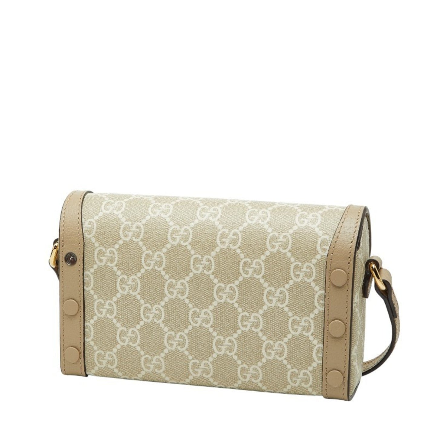 Gucci Beige White Pvc Leather Shoulder Bag ( )