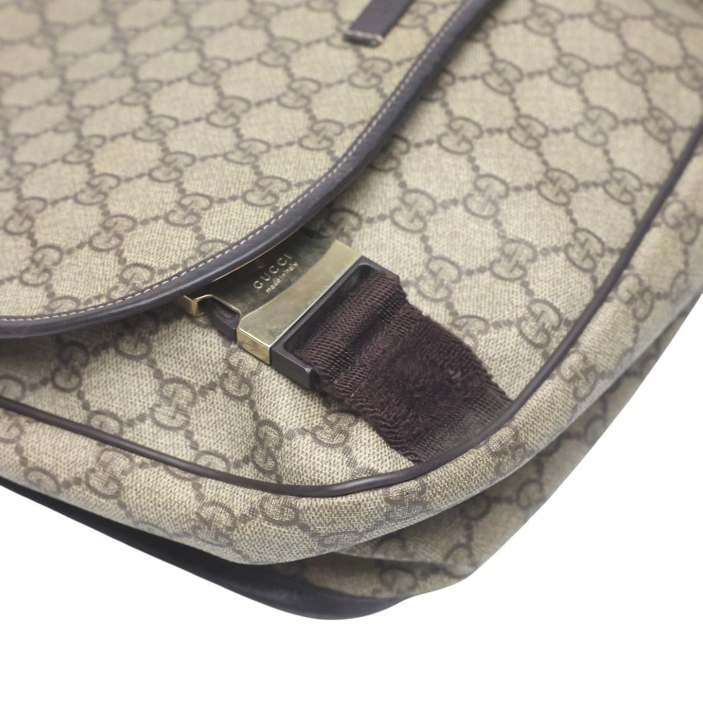 Gucci Brown Gg Plus Shoulder Bag ( )