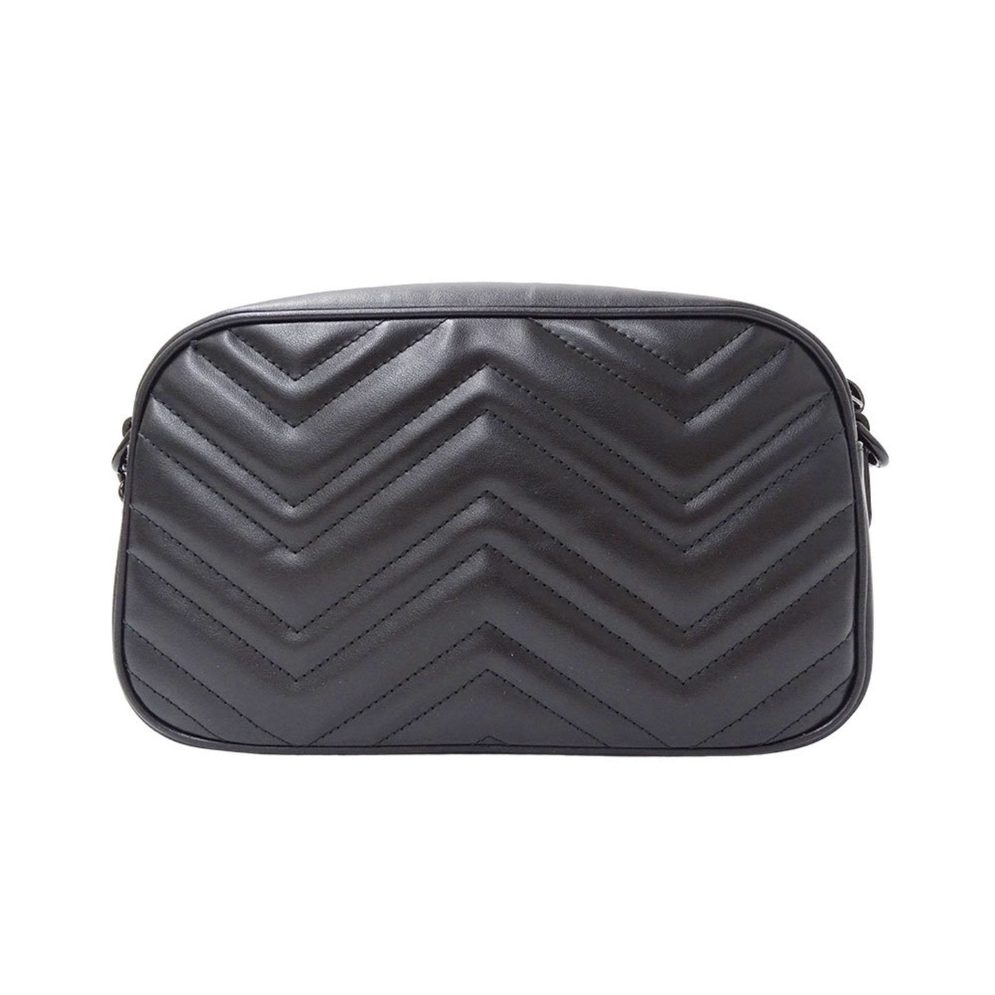 Gucci Black Leather Shoulder Bag ( )
